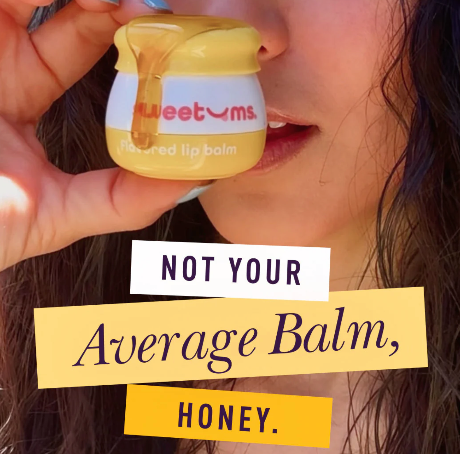 Sweetums Flavored Lip Balm - Honey