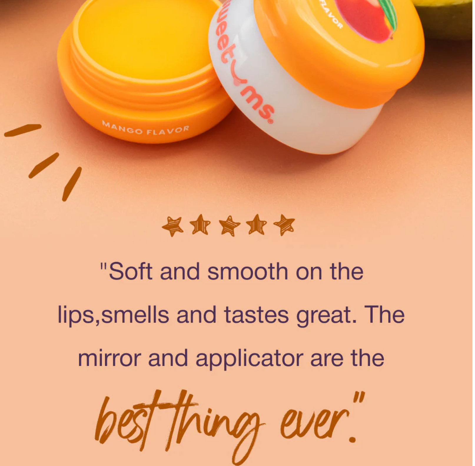 Sweetums Flavored Lip Balm - Mango