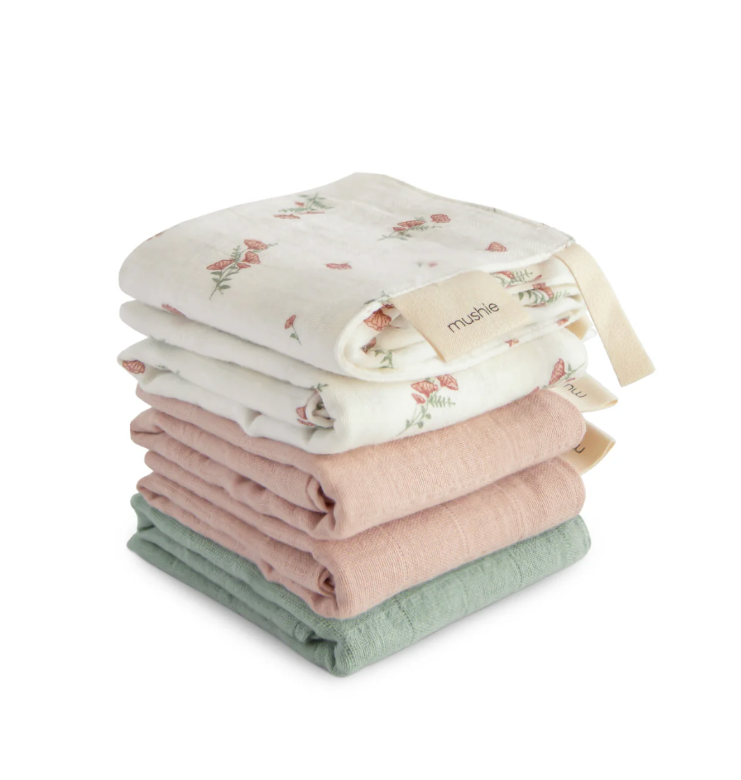 Mushie Muslin Cotton Washcloth