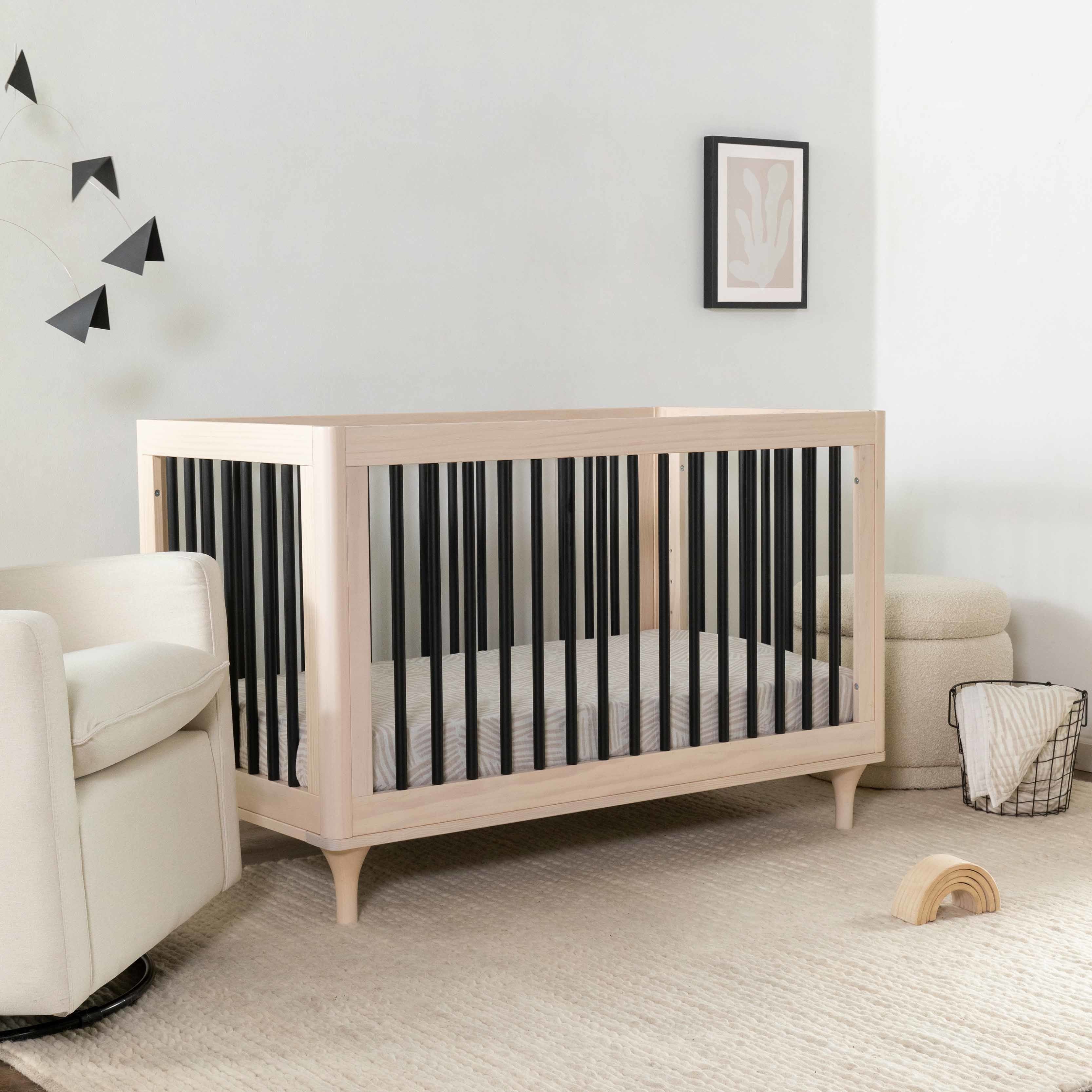 Babyletto Lolly 3-in-1 Convertible Crib with Toddler Bed Conversion Kit