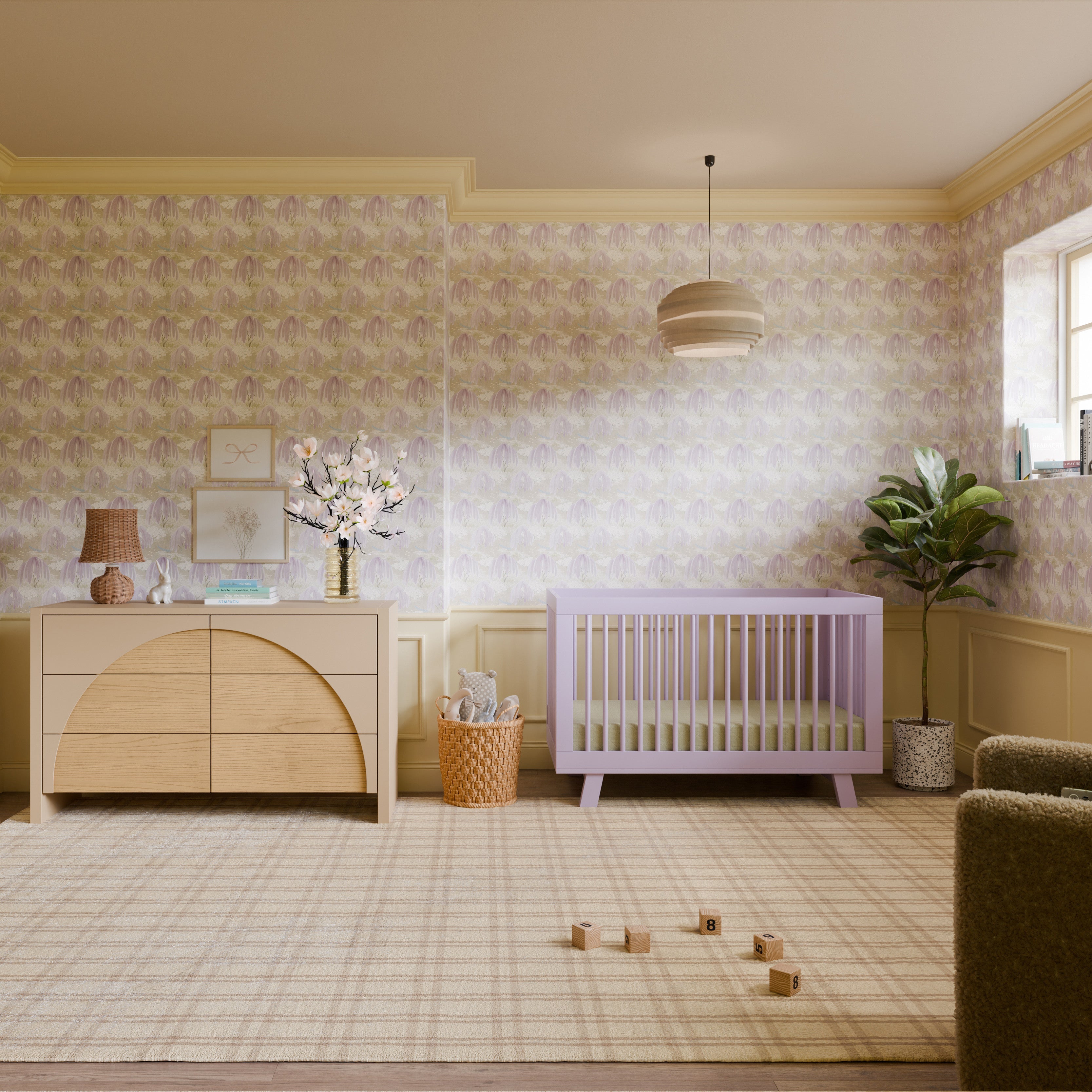 Babyletto Hudson 3-in-1 Convertible Crib with Toddler Bed Conversion Kit