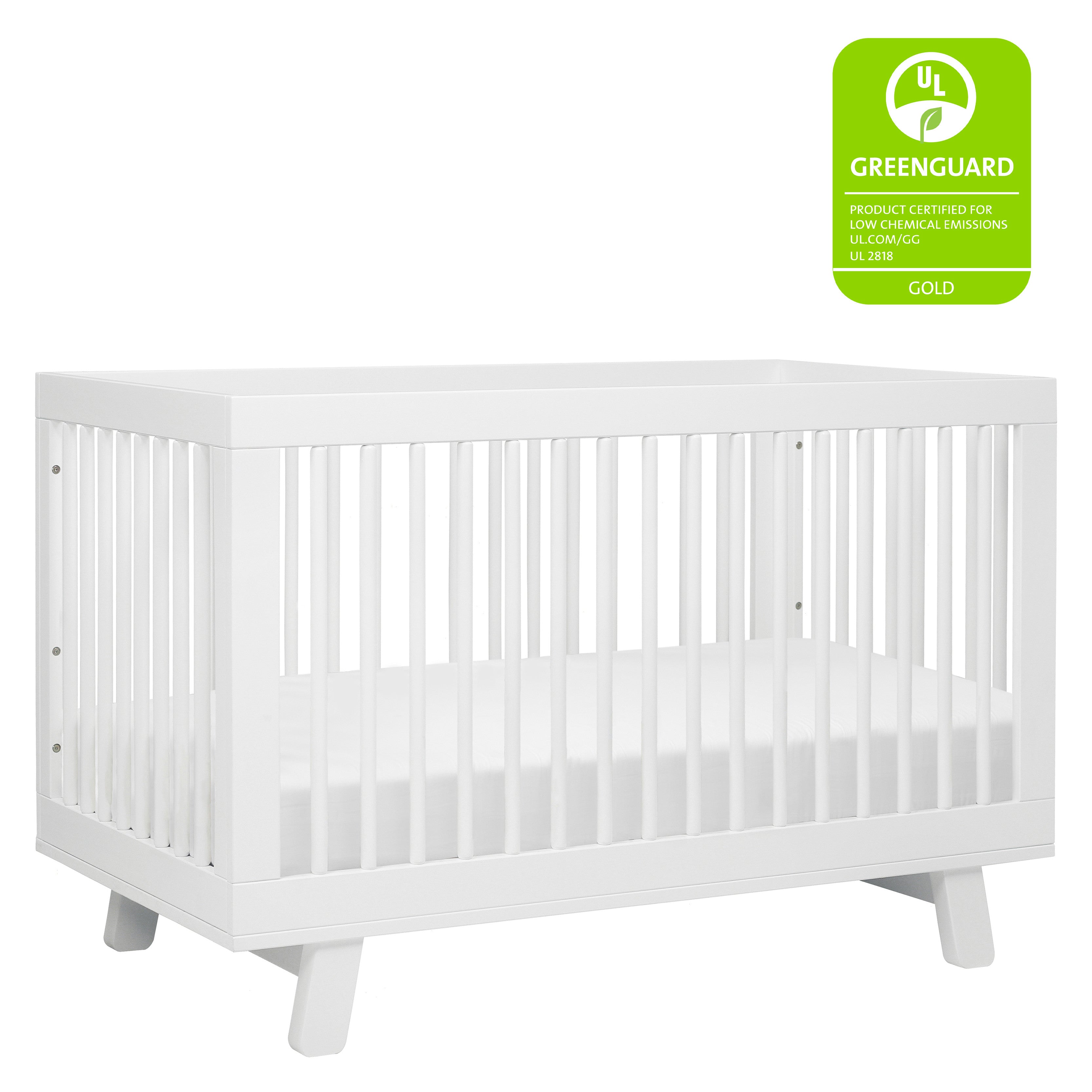 Babyletto Hudson 3-in-1 Convertible Crib with Toddler Bed Conversion Kit