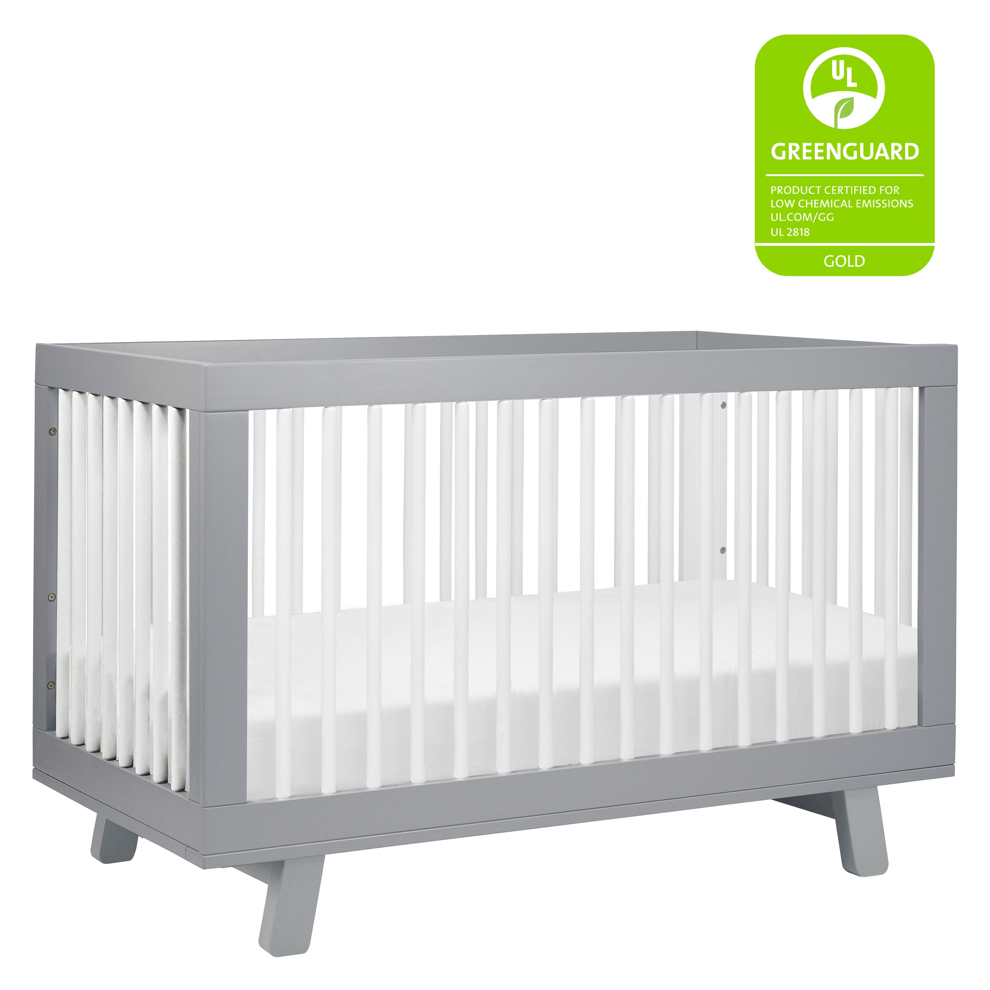Babyletto Hudson 3-in-1 Convertible Crib with Toddler Bed Conversion Kit