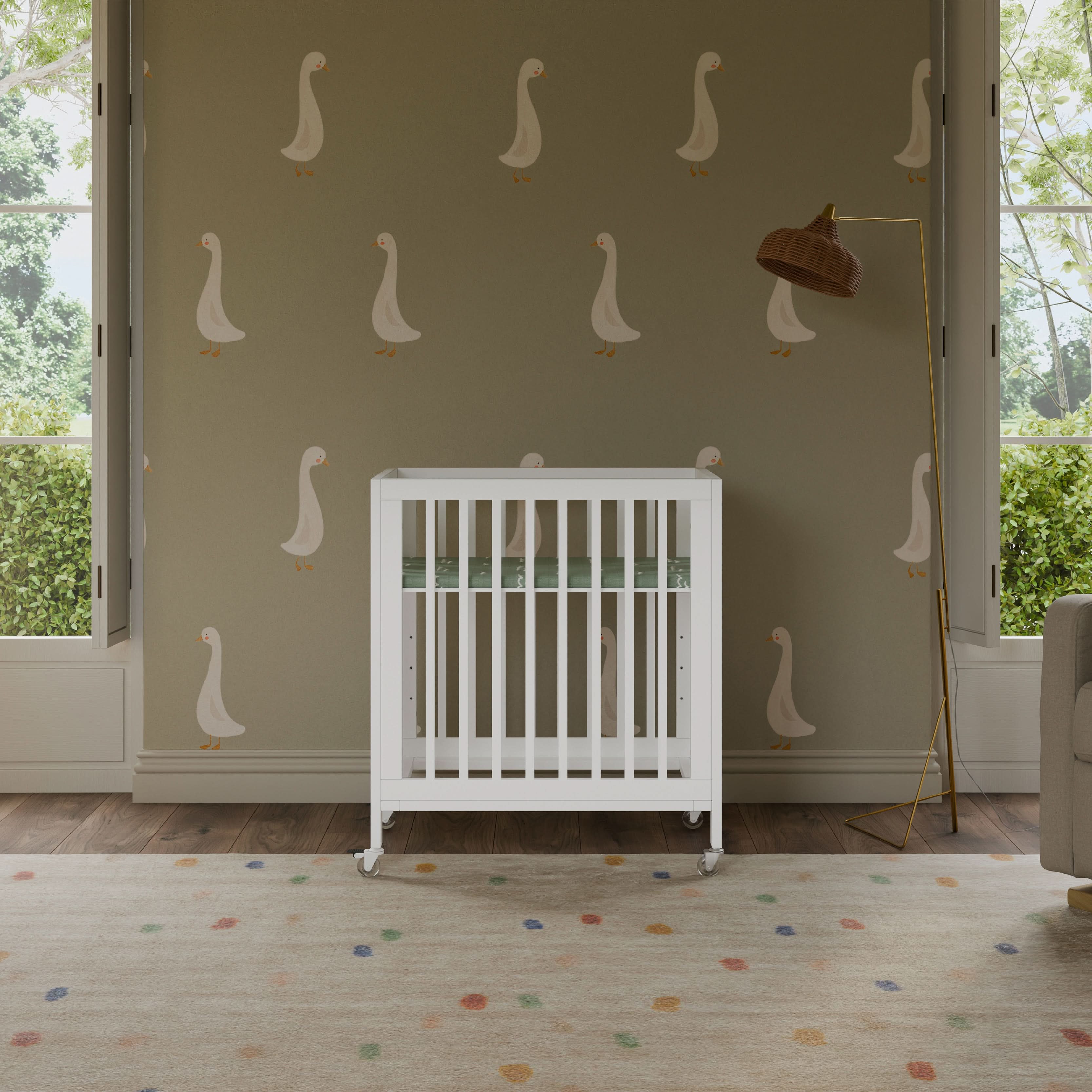 Babyletto Rolli 9-in-1 Convertible All-Stages® Crib with Bassinet & Toddler Bed Conversion Kits