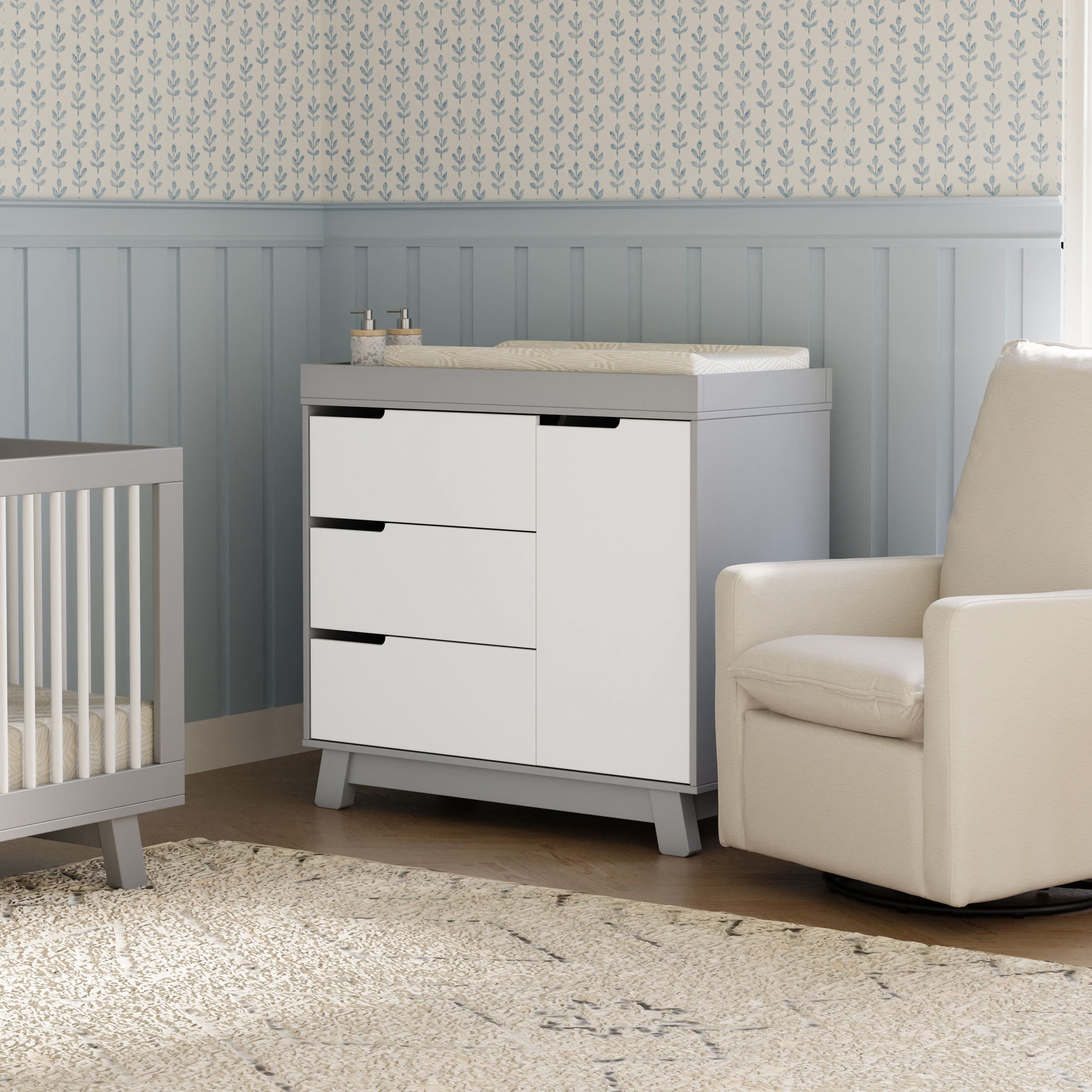 Babyletto Hudson 3-Drawer Changer Dresser with Removable Changing Tray