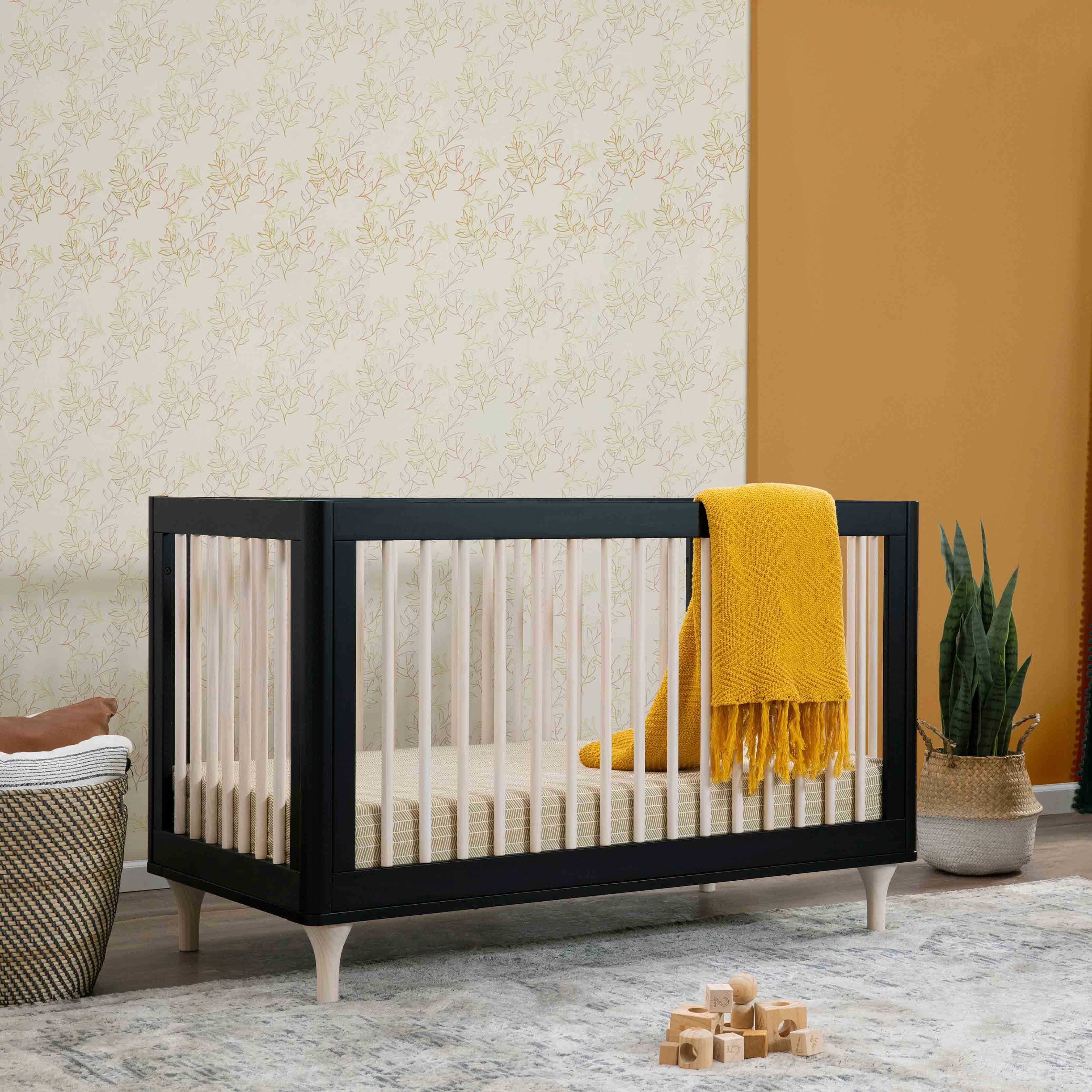 Babyletto Lolly 3-in-1 Convertible Crib with Toddler Bed Conversion Kit