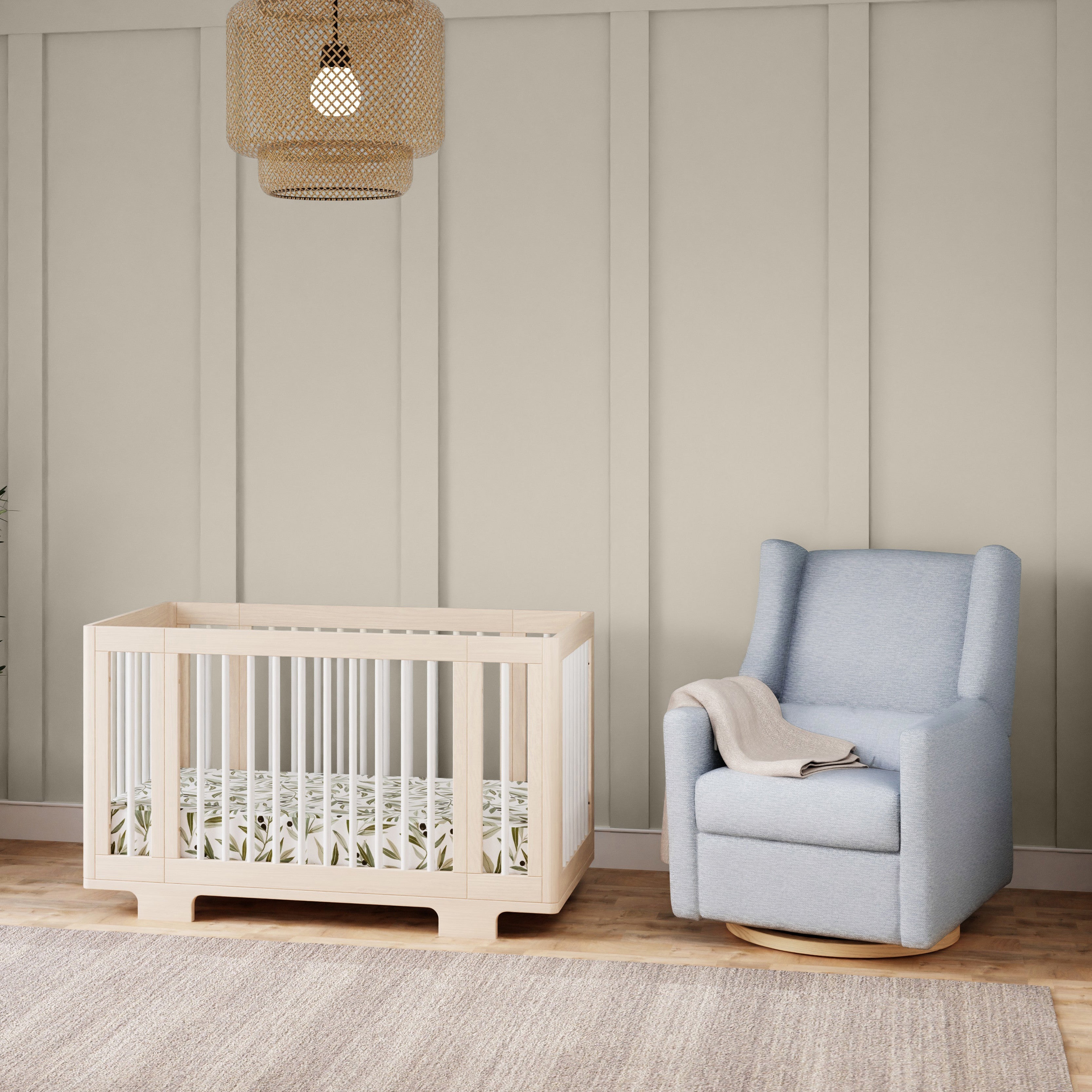 Babyletto Kiwi Electronic Recliner and Swivel Glider with USB port