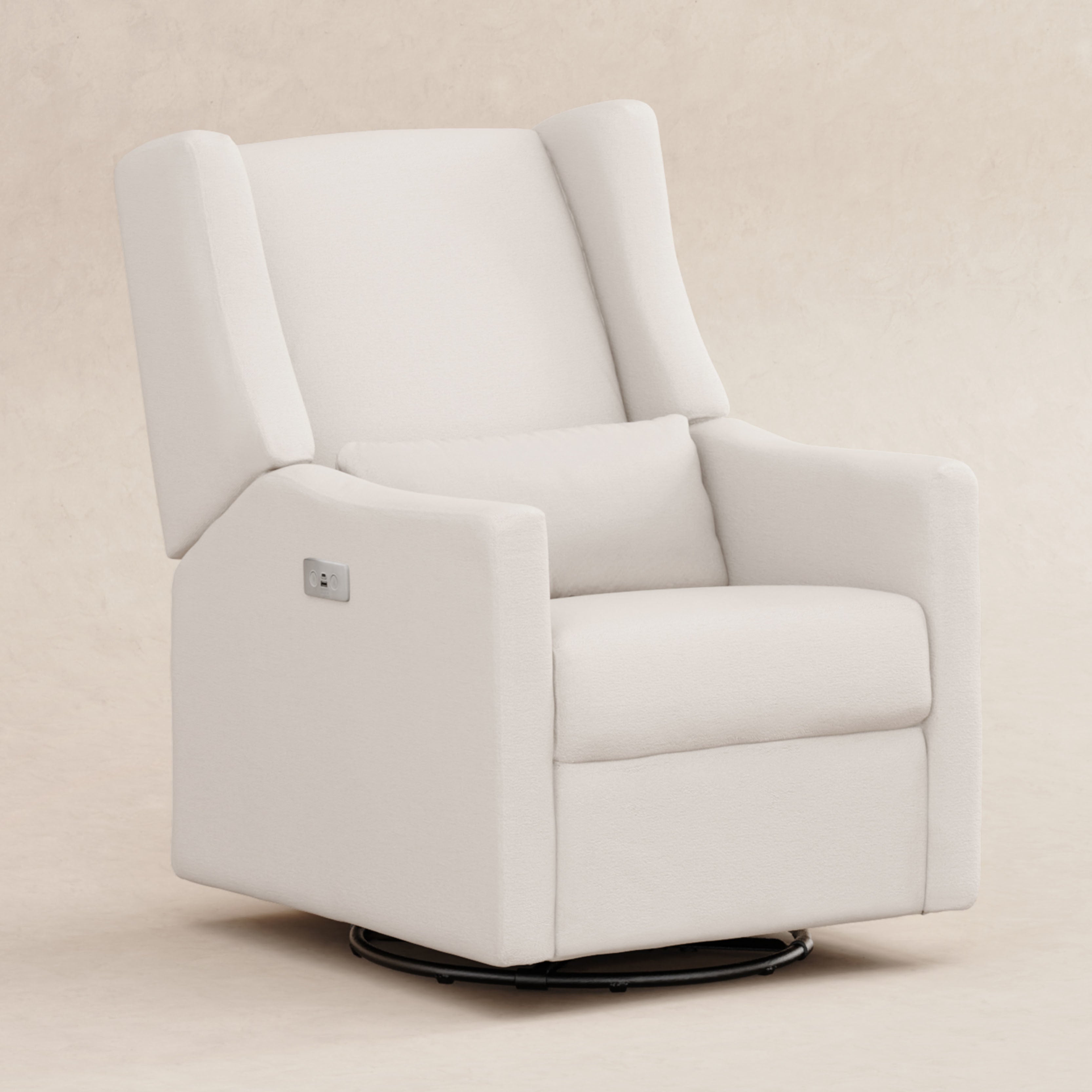 Babyletto Kiwi Electronic Recliner and Swivel Glider with USB port