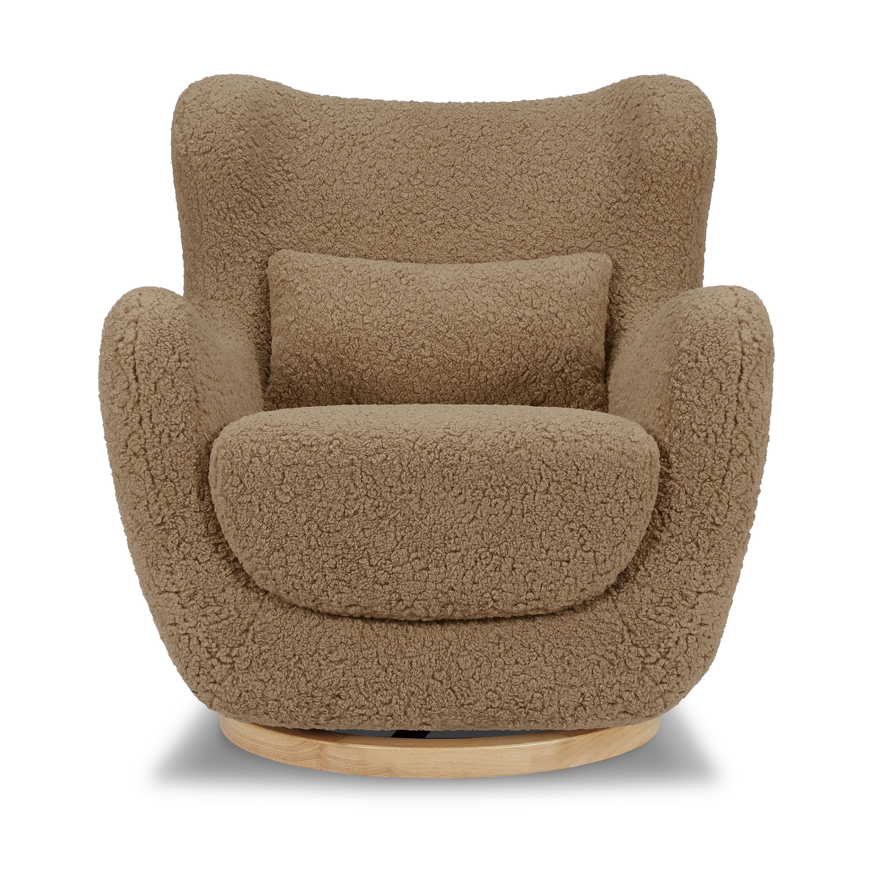 Babyletto Solstice Swivel Glider in Shearling