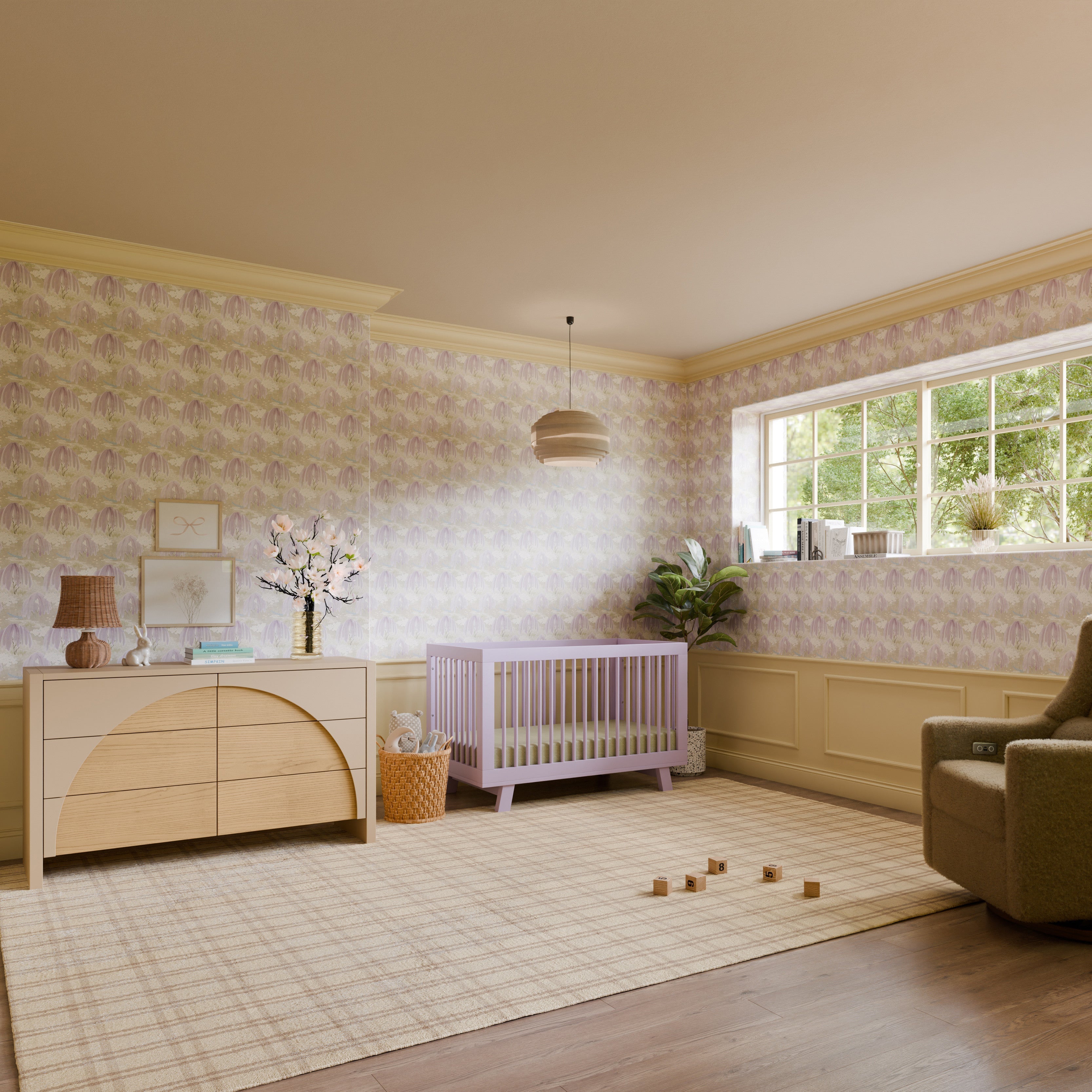 Babyletto Hudson 3-in-1 Convertible Crib with Toddler Bed Conversion Kit