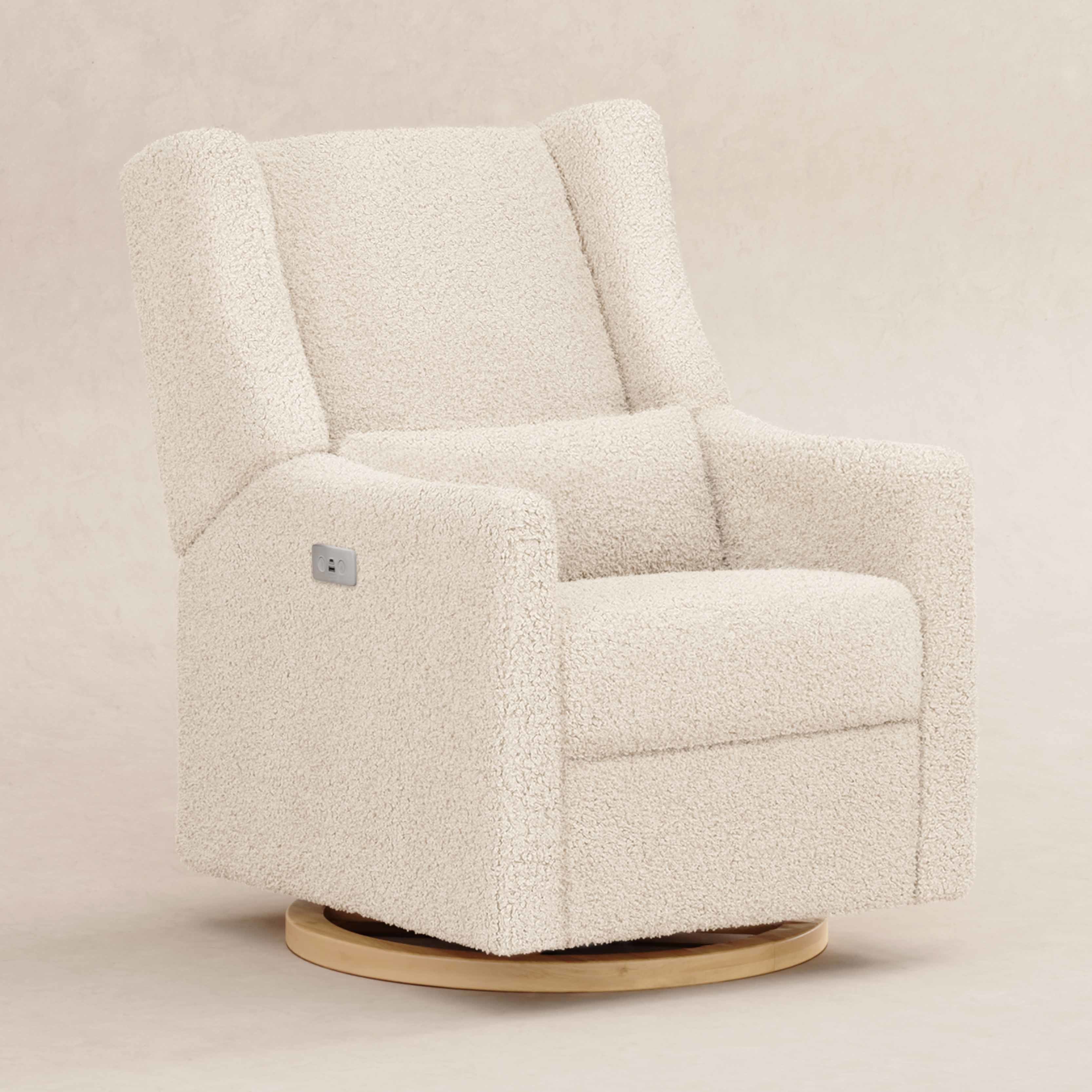 Babyletto Kiwi Electronic Recliner and Swivel Glider with USB port