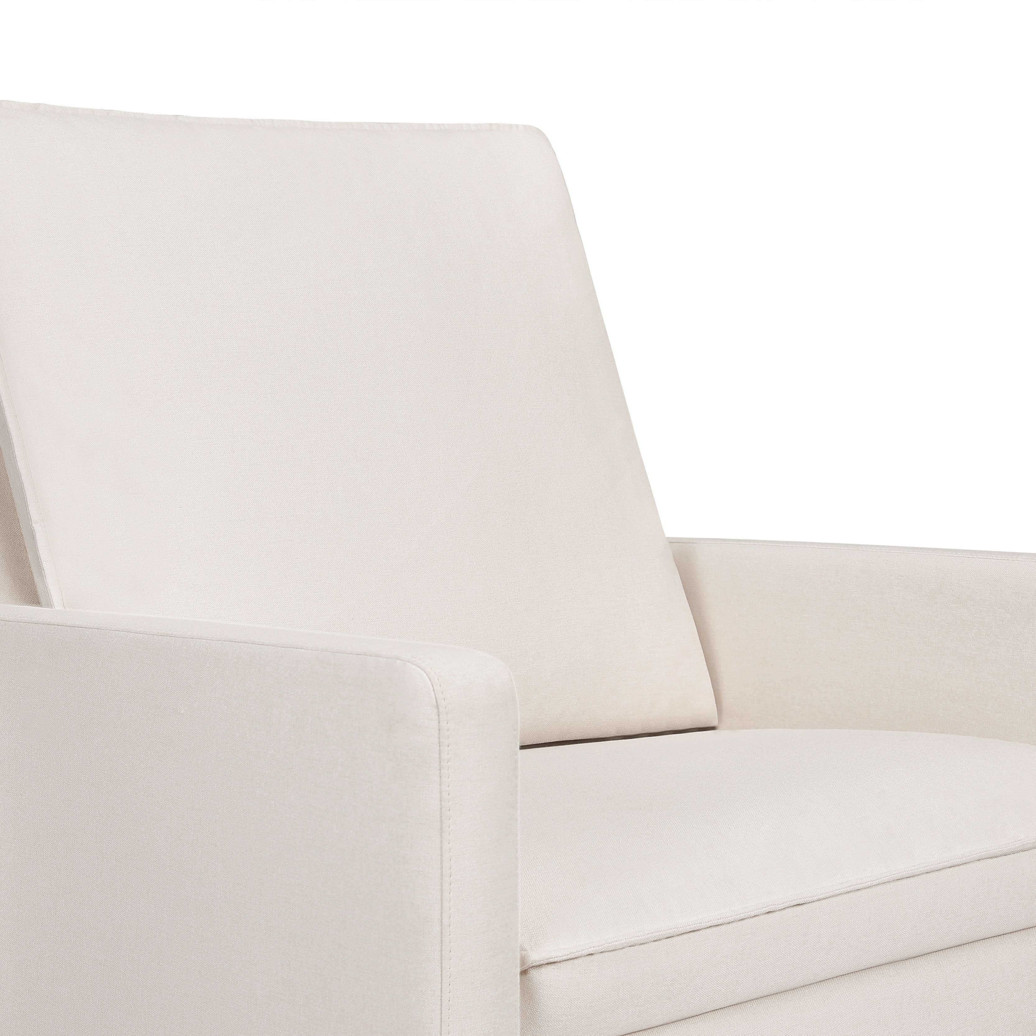 Babyletto Cali Pillowback Chair and a Half Glider in Eco-Performance Fabric | Water Repellent & Stain Resistant