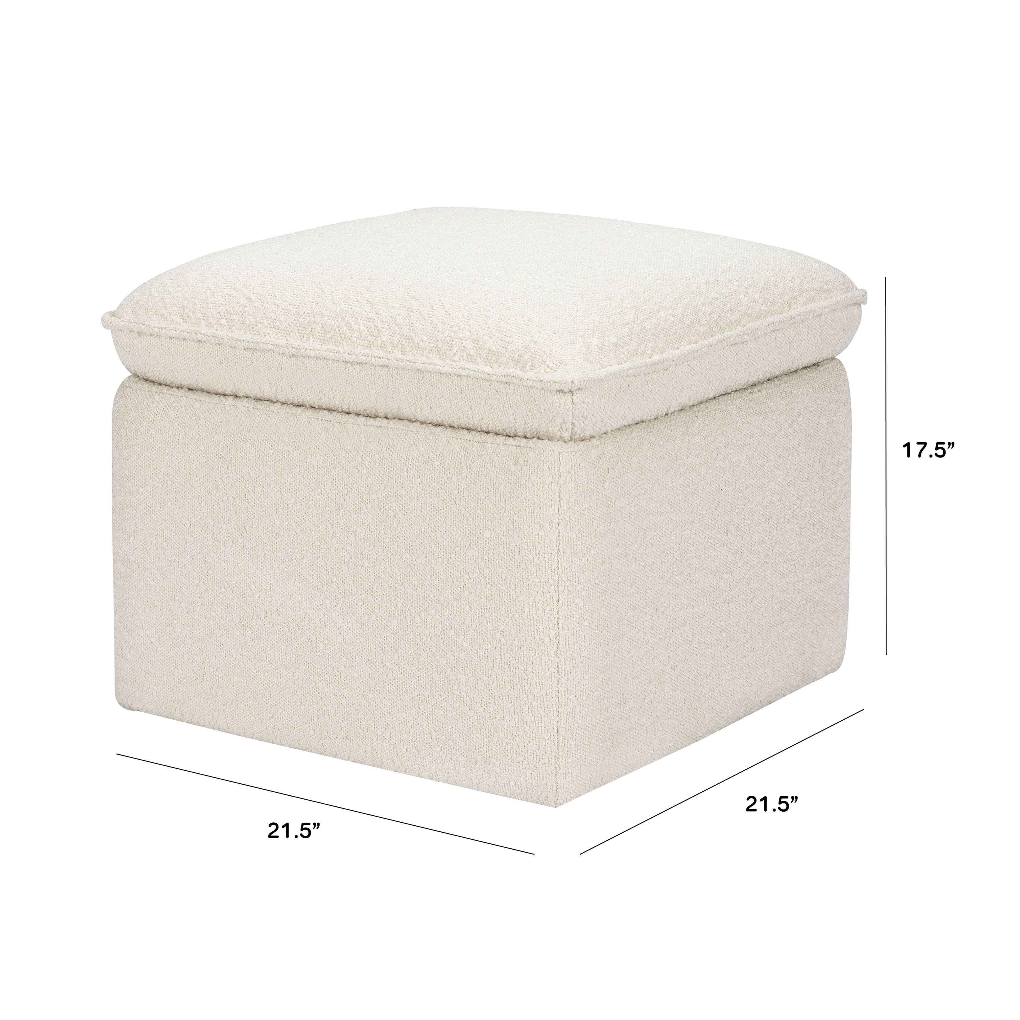 Babyletto Cali Storage Ottoman in Boucle