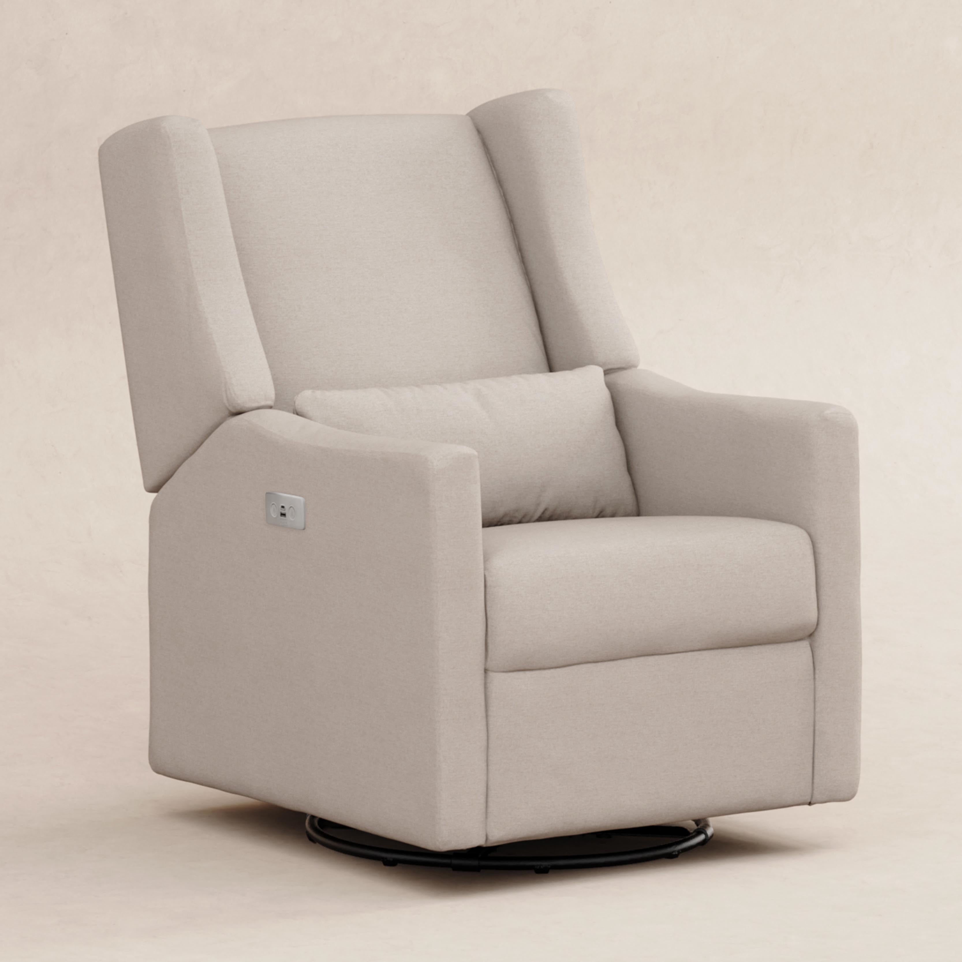 Babyletto Kiwi Electronic Recliner and Swivel Glider with USB port