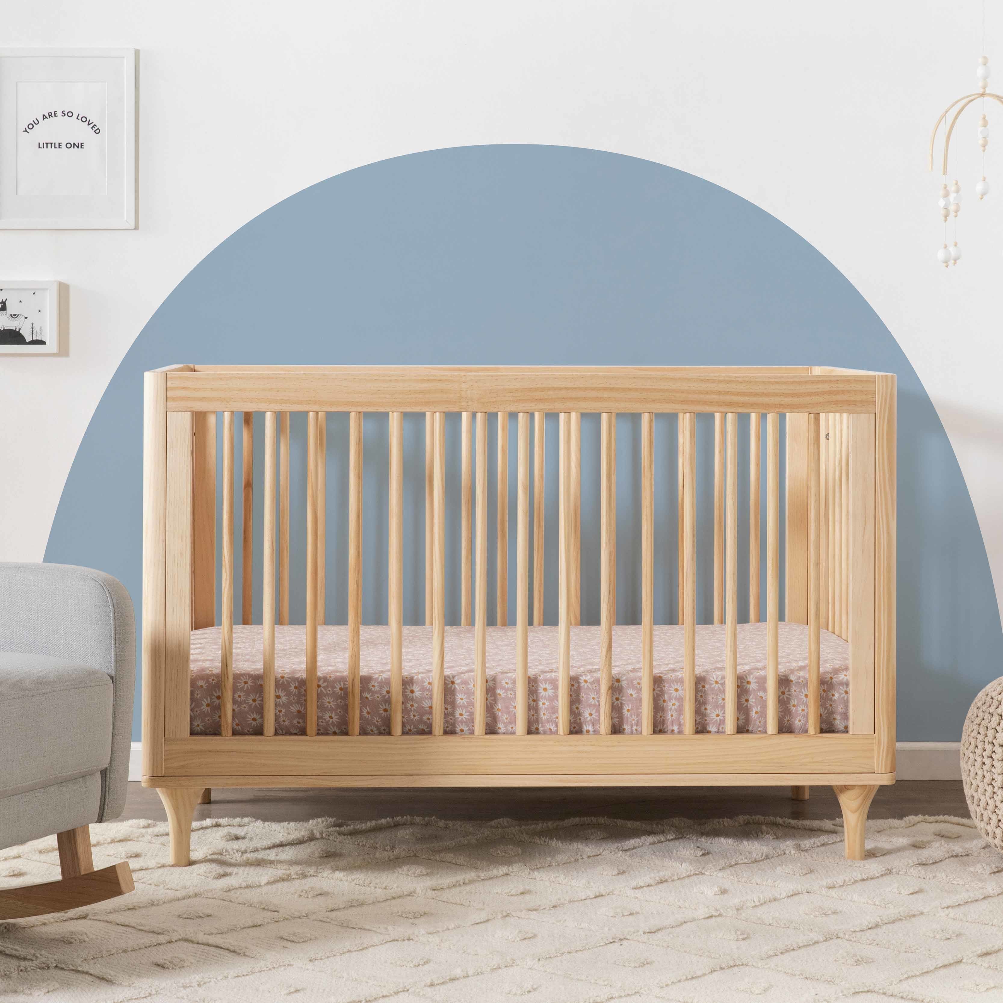 Babyletto Lolly 3-in-1 Convertible Crib with Toddler Bed Conversion Kit
