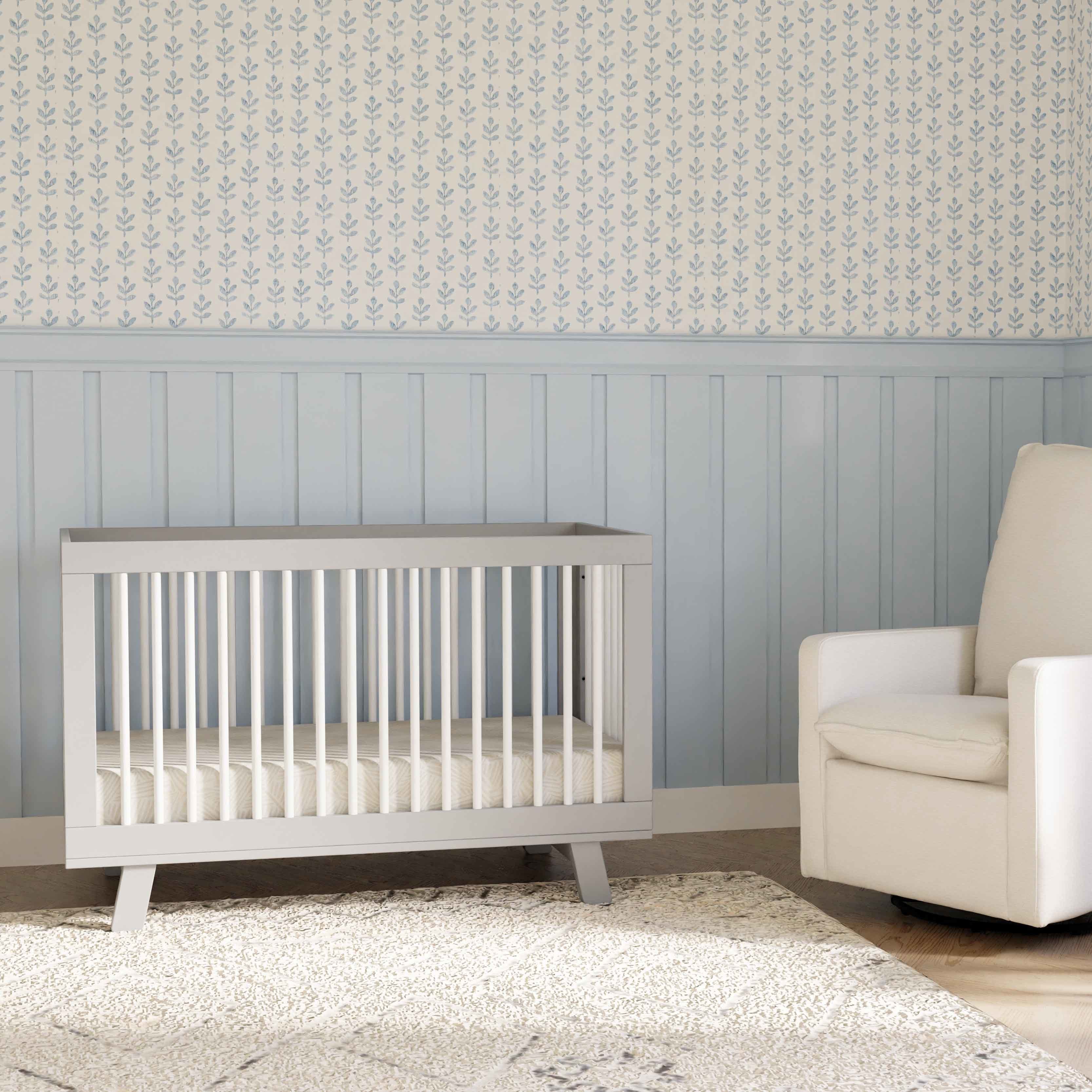 Babyletto Hudson 3-in-1 Convertible Crib with Toddler Bed Conversion Kit