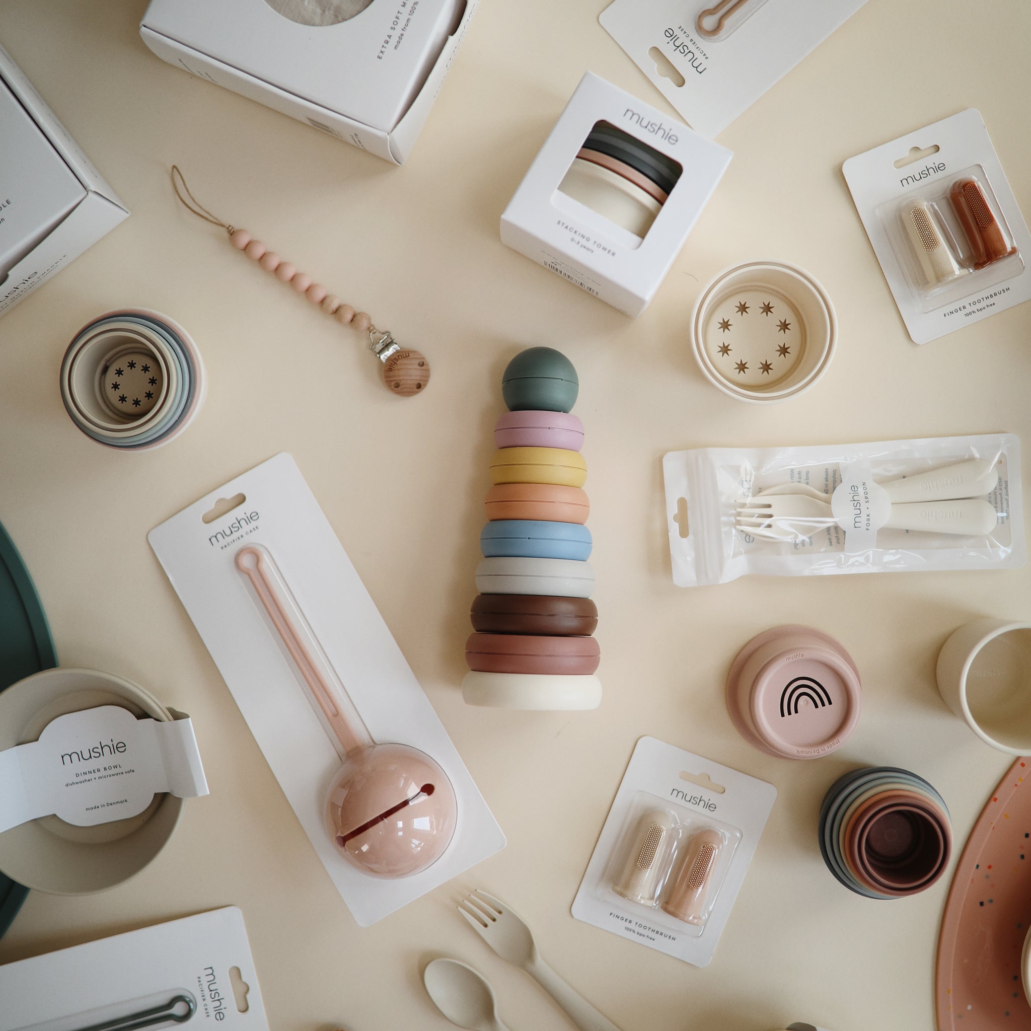 Mushie Stacking Rings