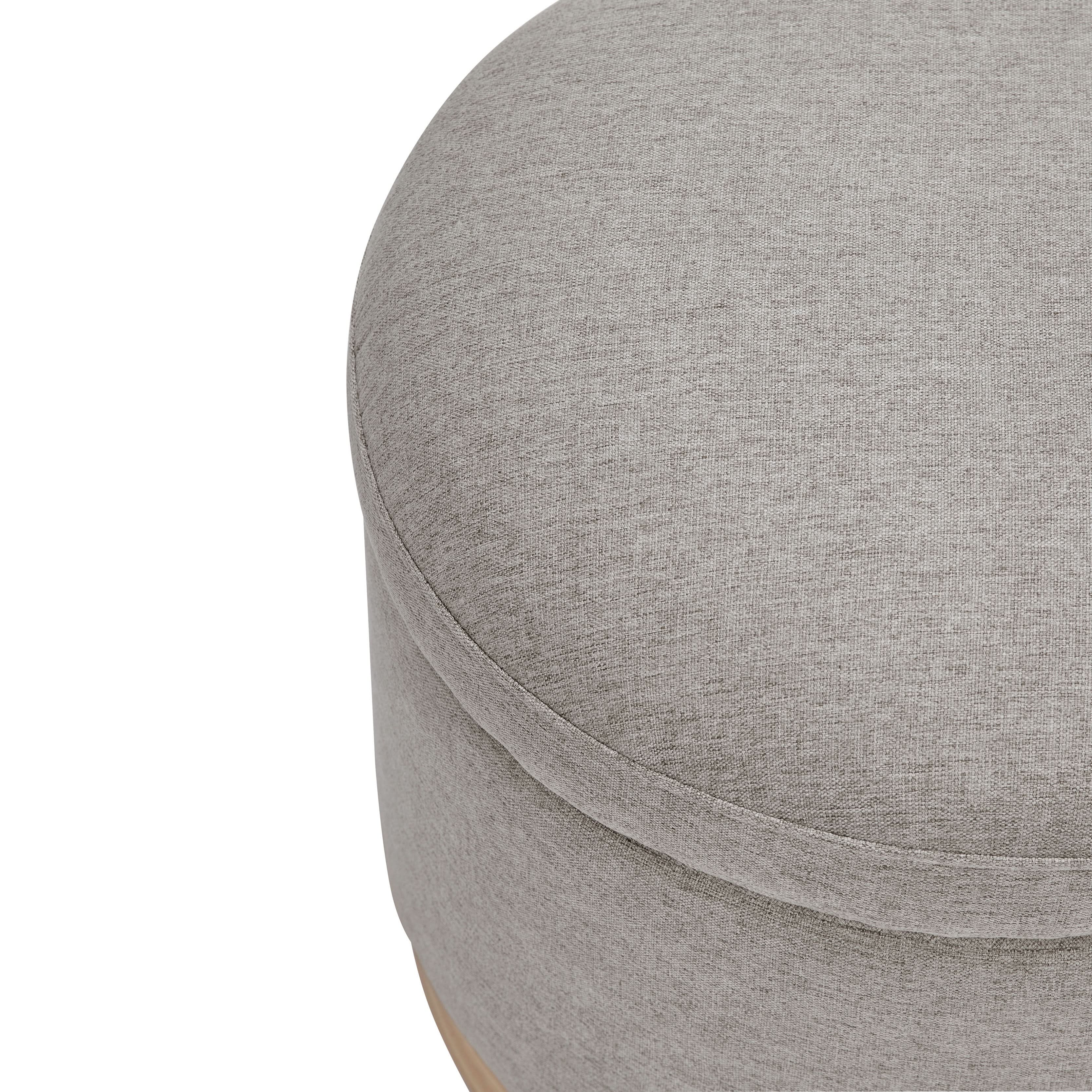 Babyletto Naka Storage Ottoman in Eco-Performance Fabric | Water Repellent & Stain Resistant