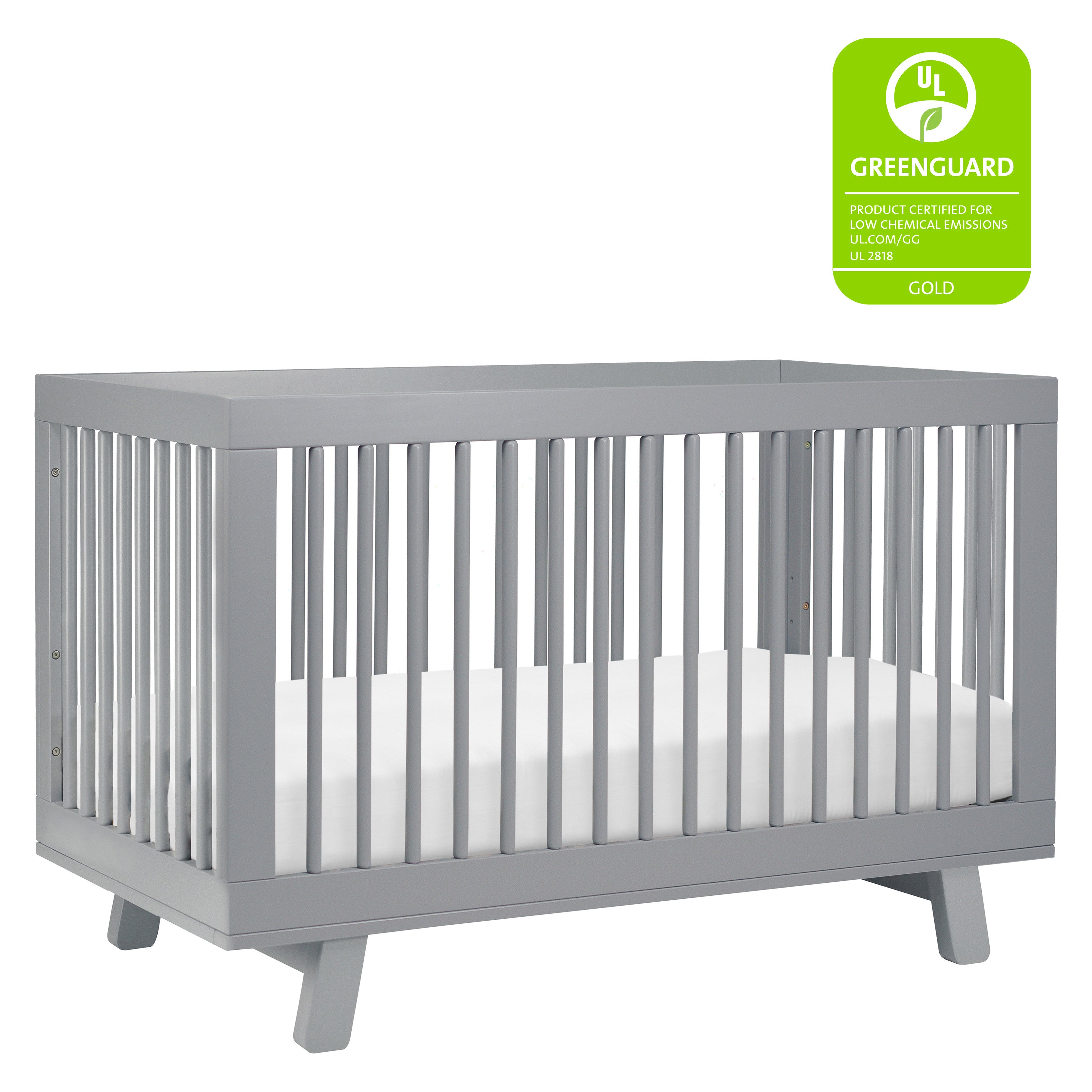 Babyletto Hudson 3-in-1 Convertible Crib with Toddler Bed Conversion Kit