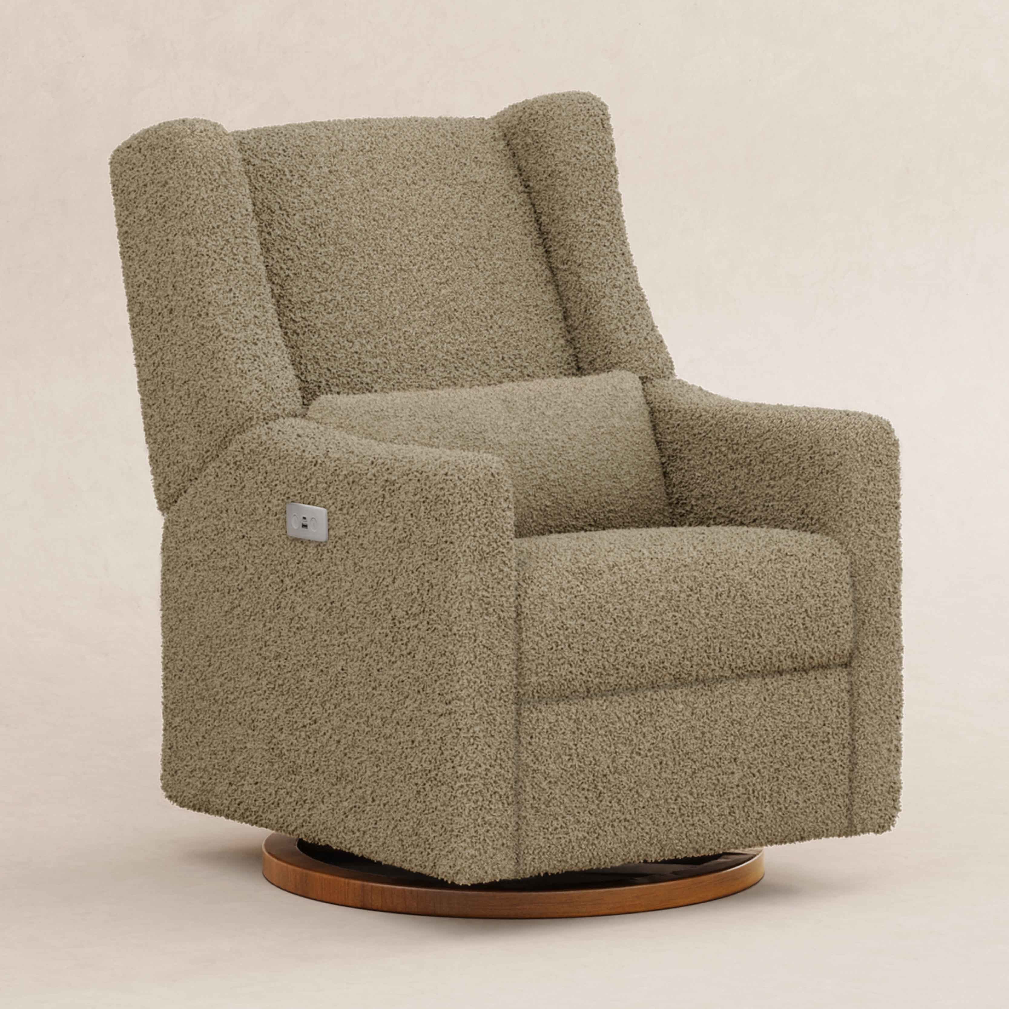 Babyletto Kiwi Electronic Recliner and Swivel Glider with USB port