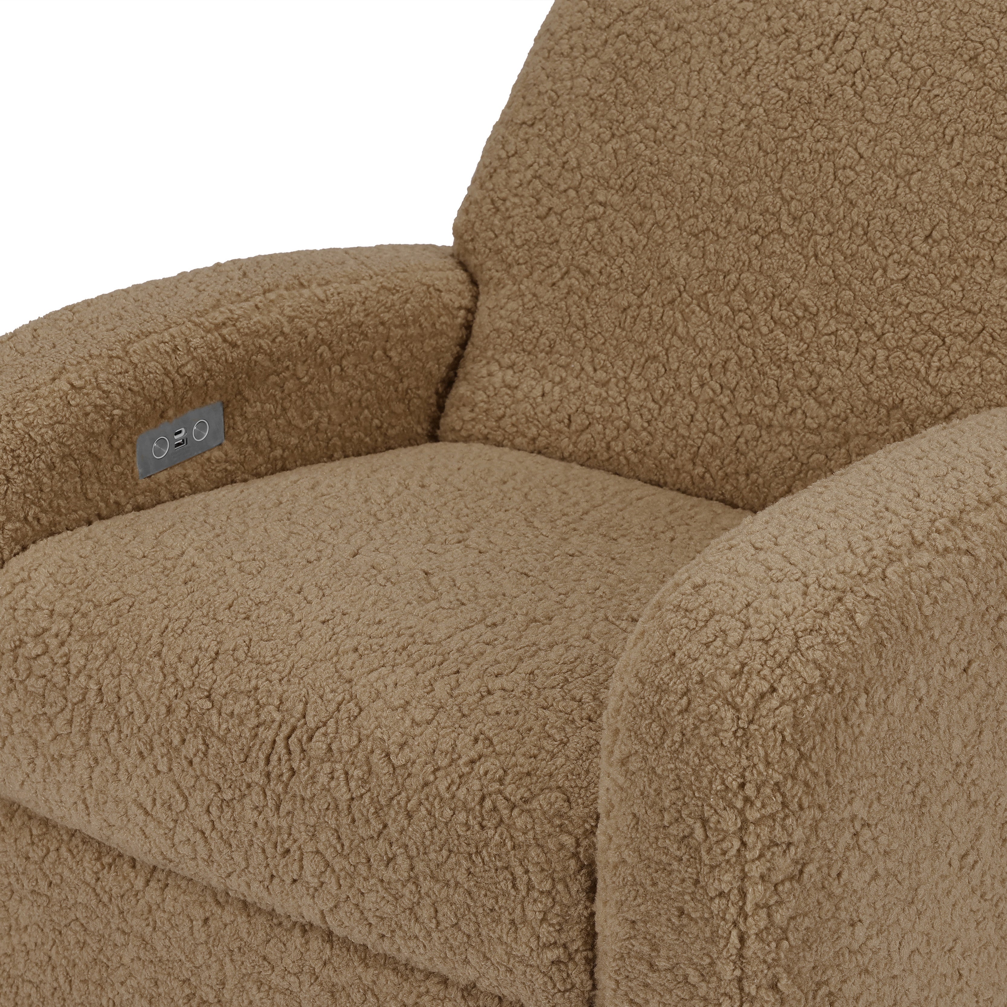 Babyletto Nami Electronic Recliner and Swivel Glider Recliner with USB port