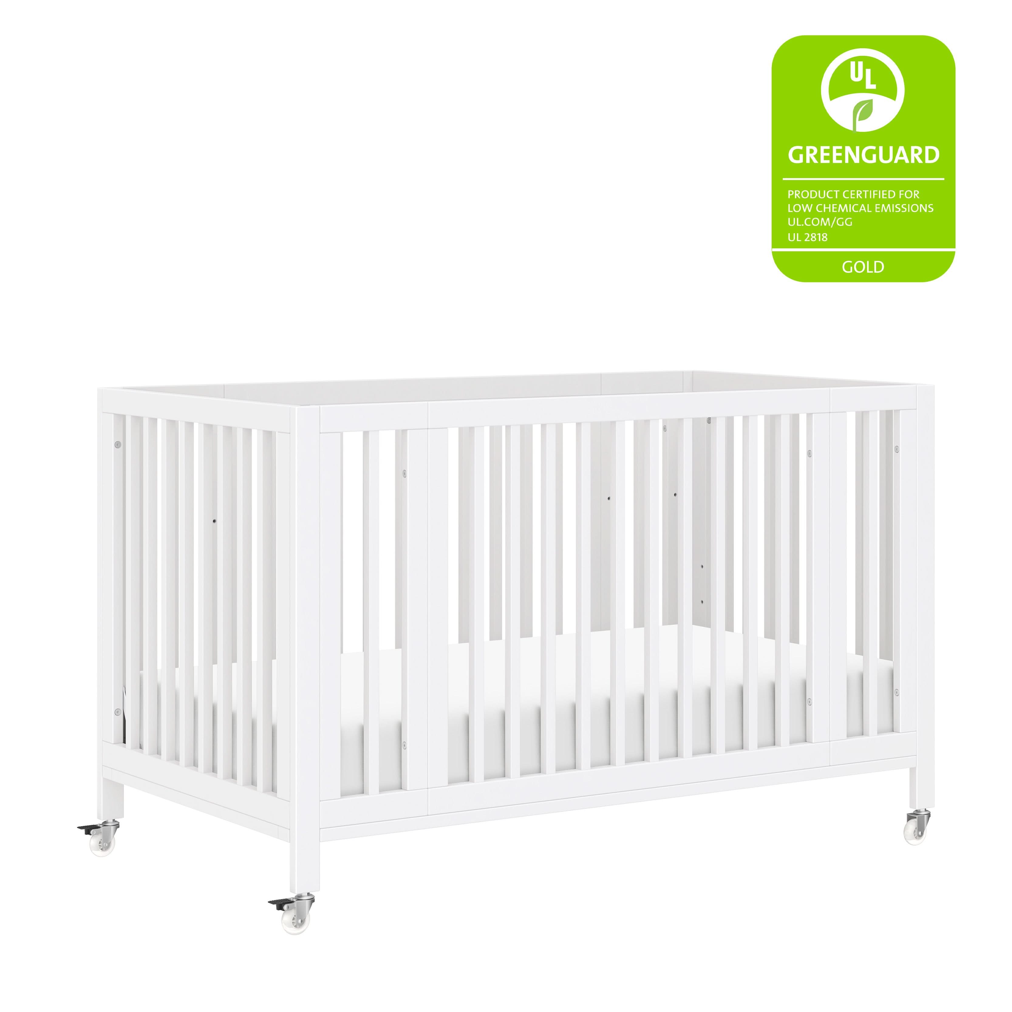 Babyletto Rolli 9-in-1 Convertible All-Stages® Crib with Bassinet & Toddler Bed Conversion Kits