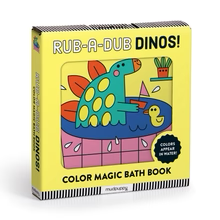 Mudpuppy RUB -A-DUB Dinos Color Magic Bath Book