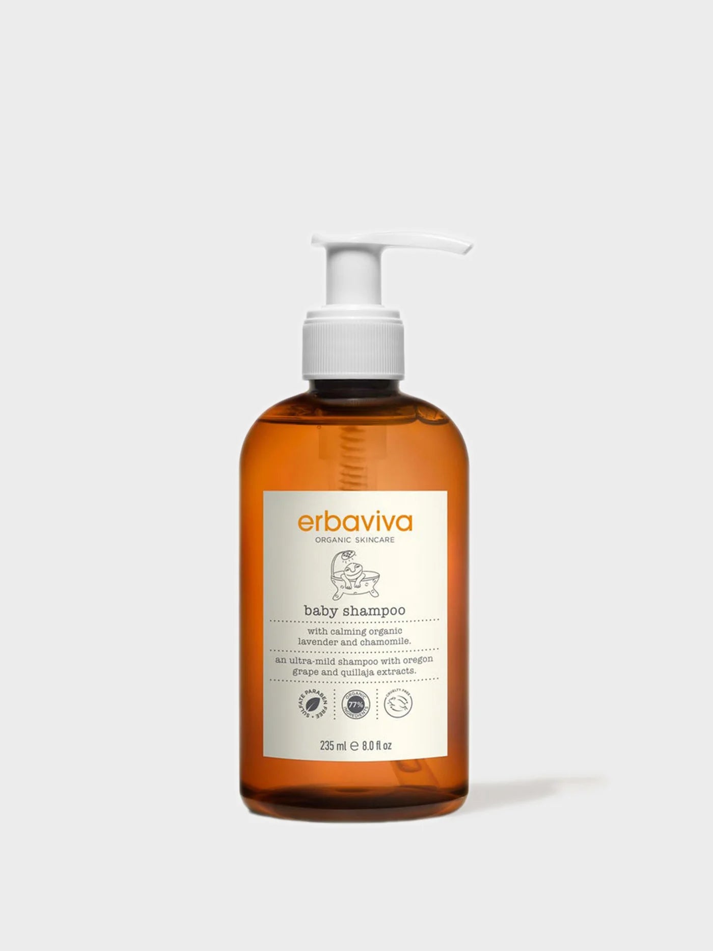 Erbaviva 8 fl oz Baby Shampoo