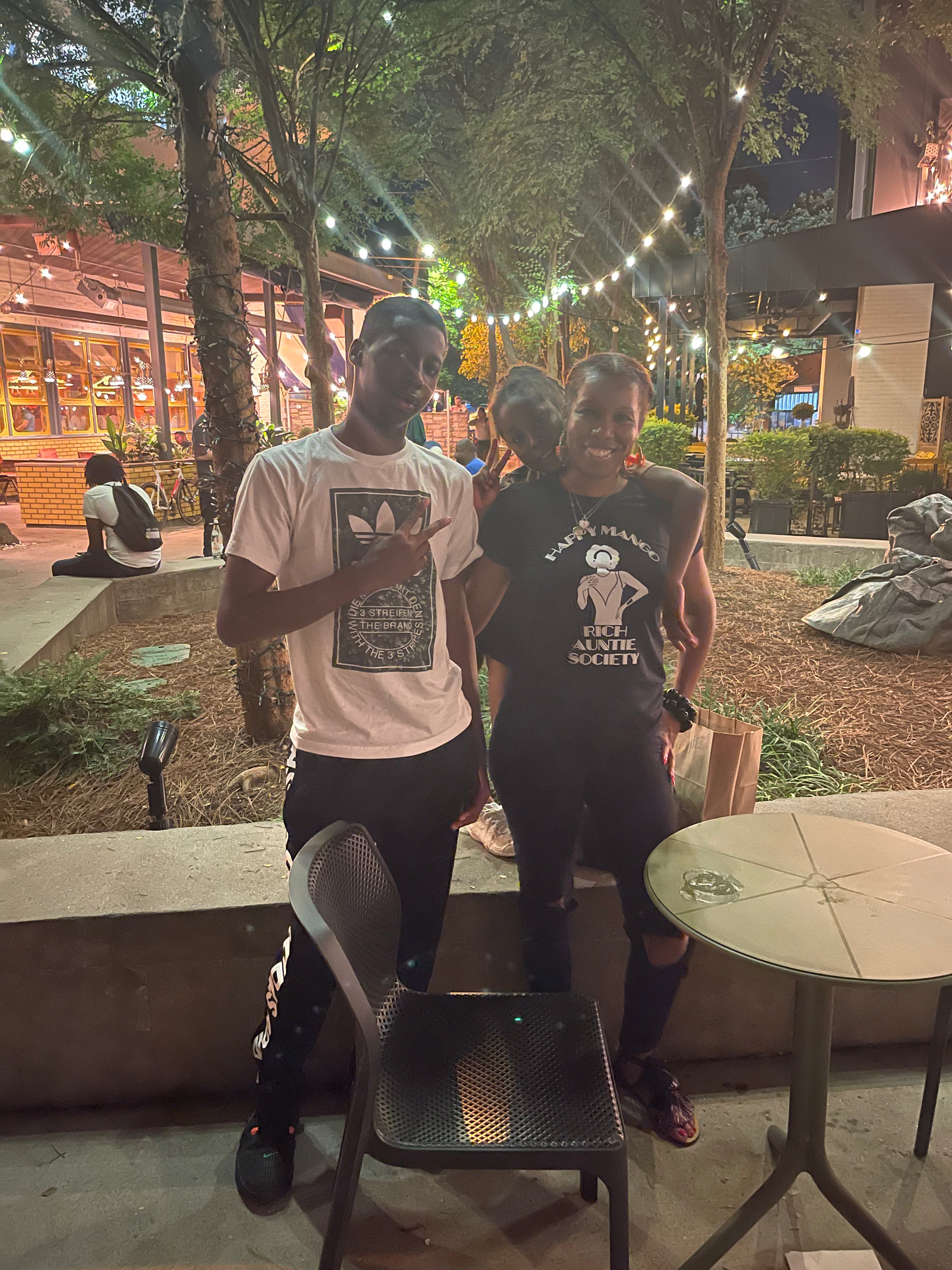 Rich Auntie Society Tee Brunch Blue