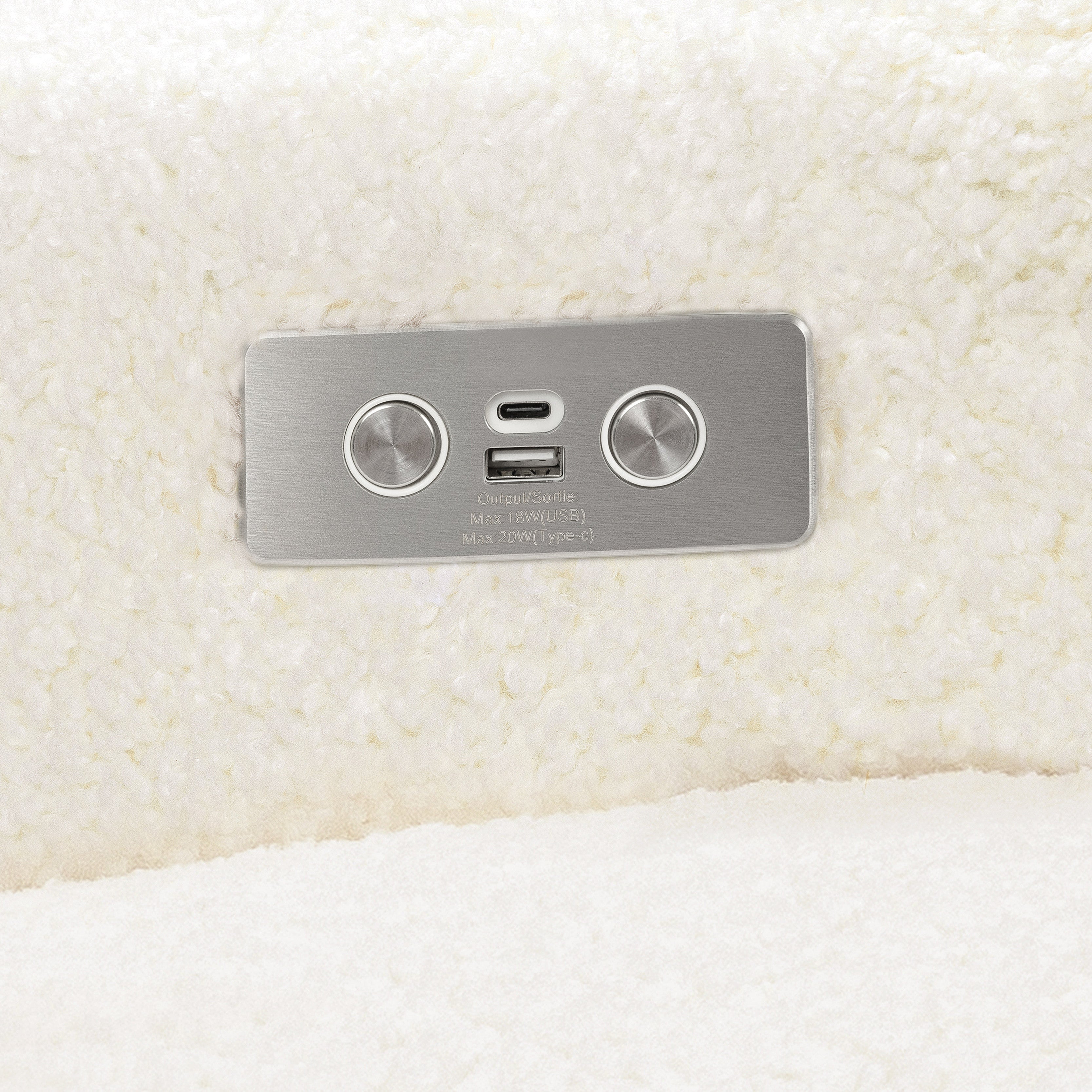 Babyletto Sigi Electronic Recliner and Swivel Glider with USB port