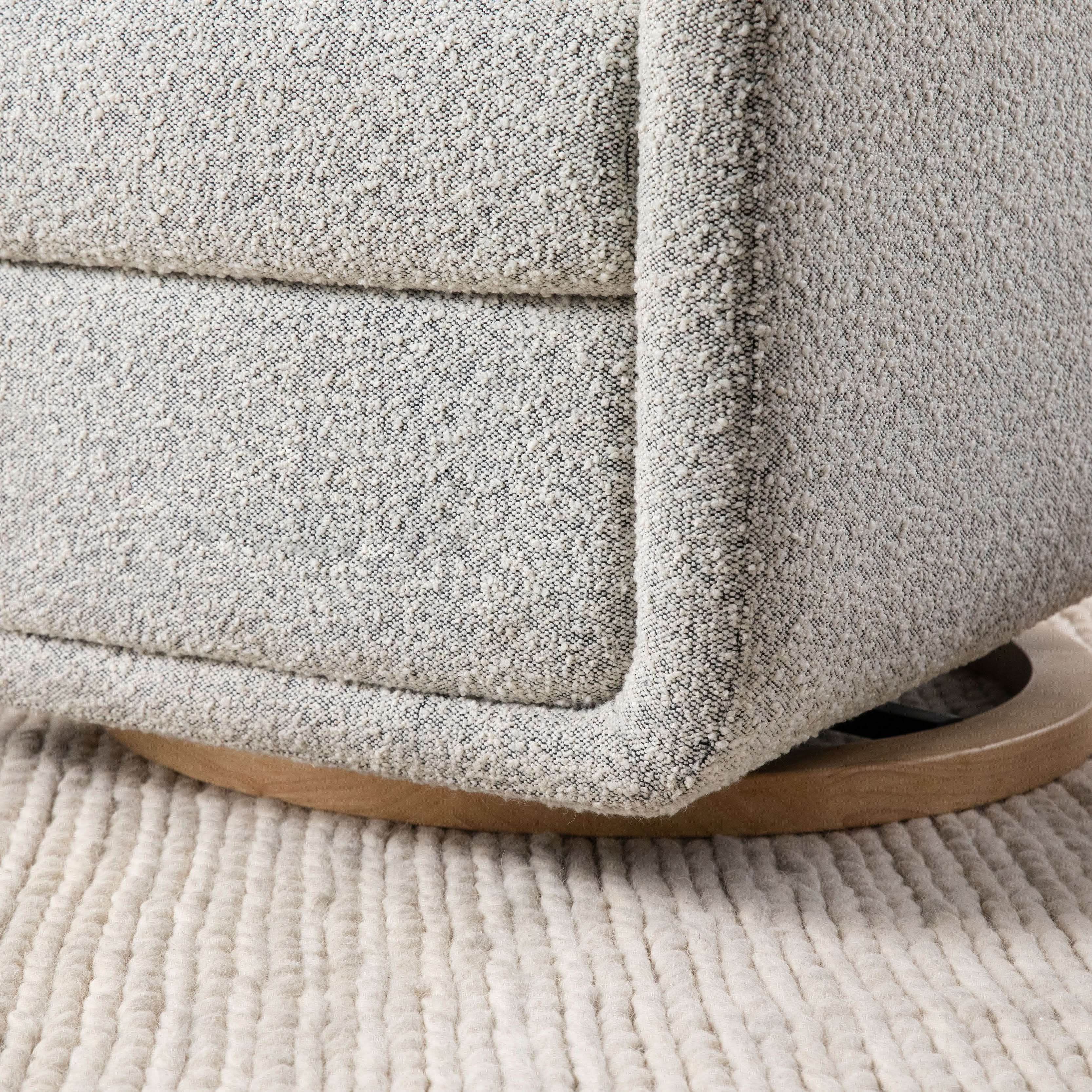 Babyletto Arc Electronic Recliner and Swivel Glider in Boucle with USB port