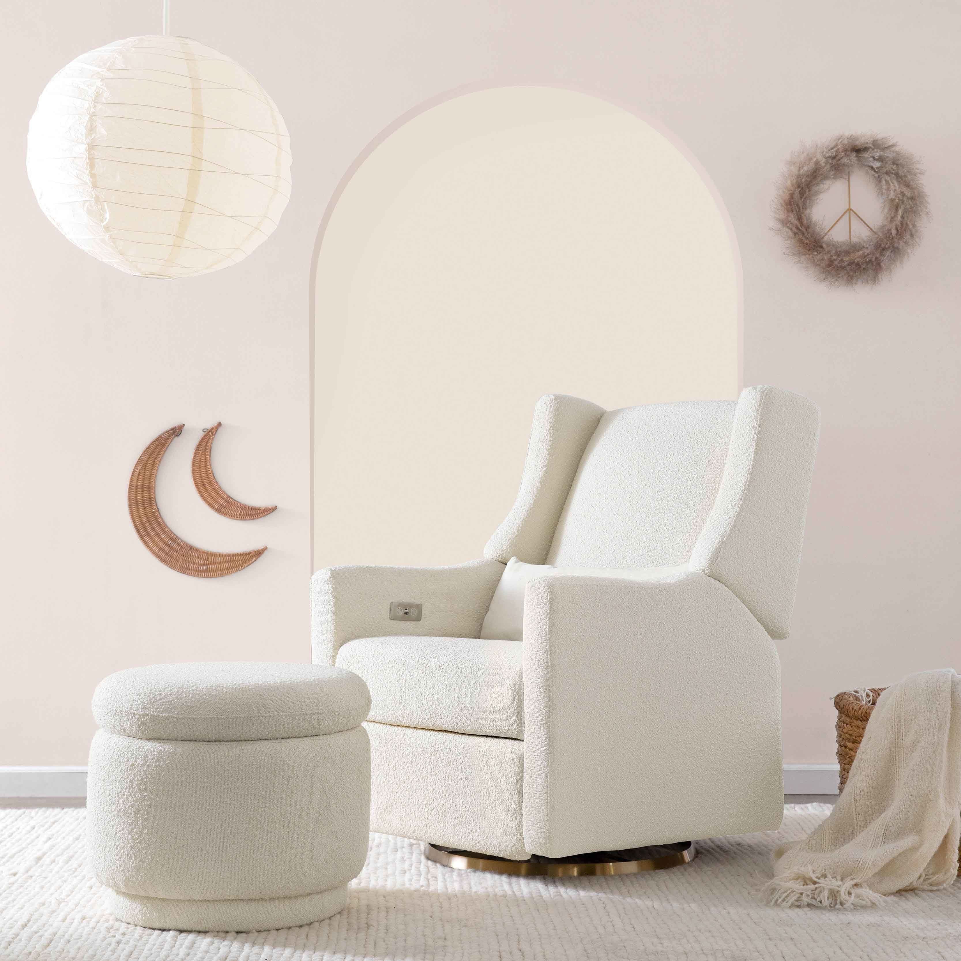 Babyletto Enoki Storage Ottoman in Boucle