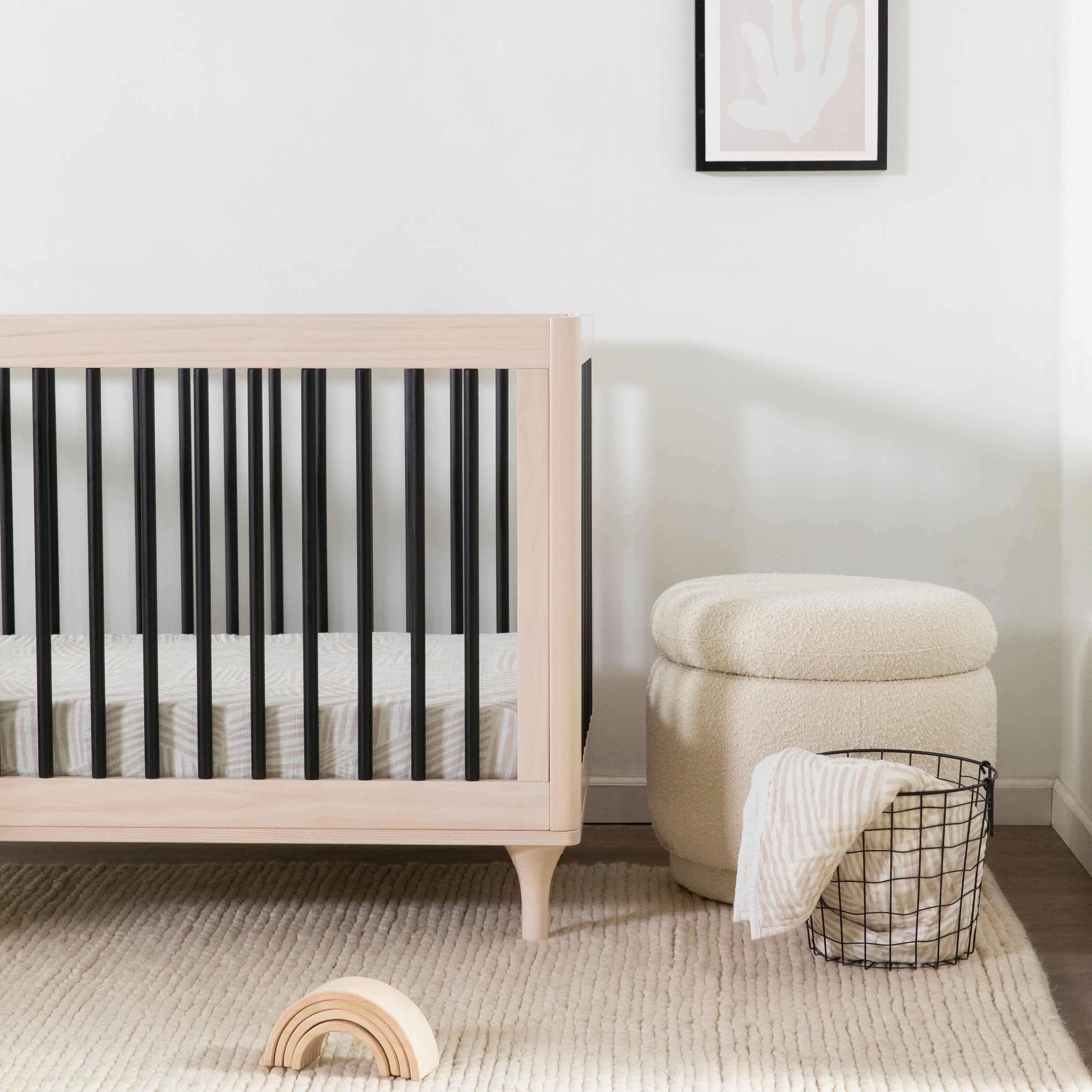 Babyletto Lolly 3-in-1 Convertible Crib with Toddler Bed Conversion Kit