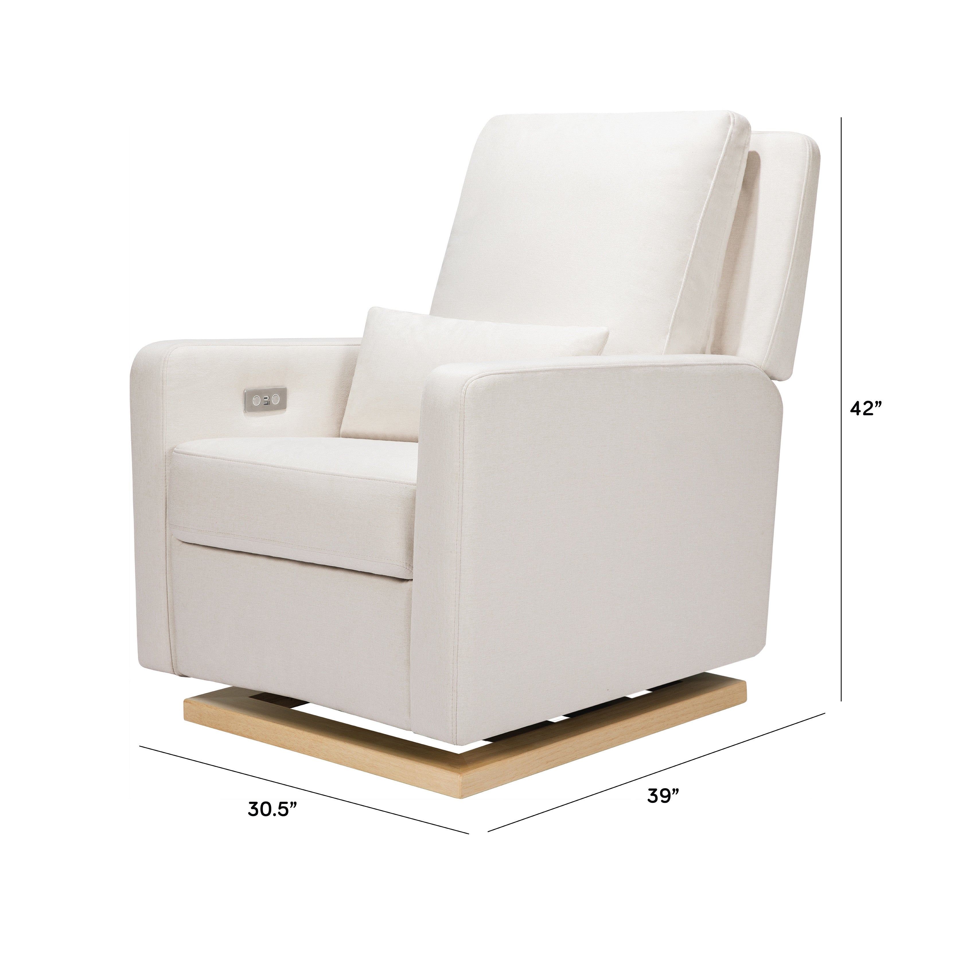 Babyletto Sigi Electronic Recliner and Glider with USB Port