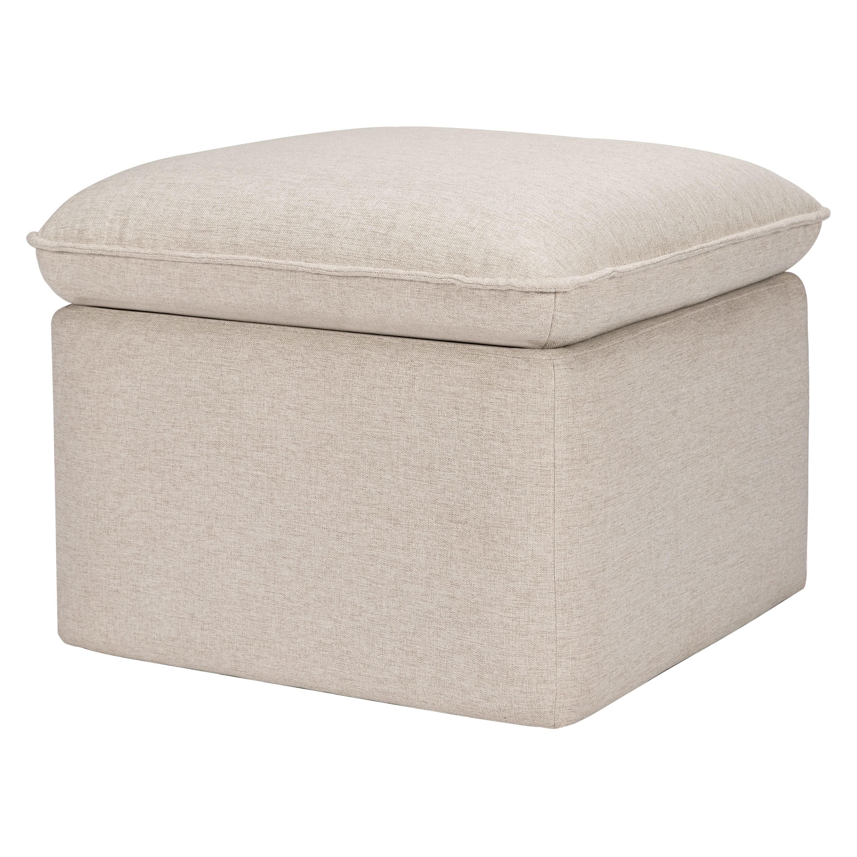 Babyletto Cali Storage Ottoman in Eco-Performance Fabric | Water Repellent & Stain Resistant