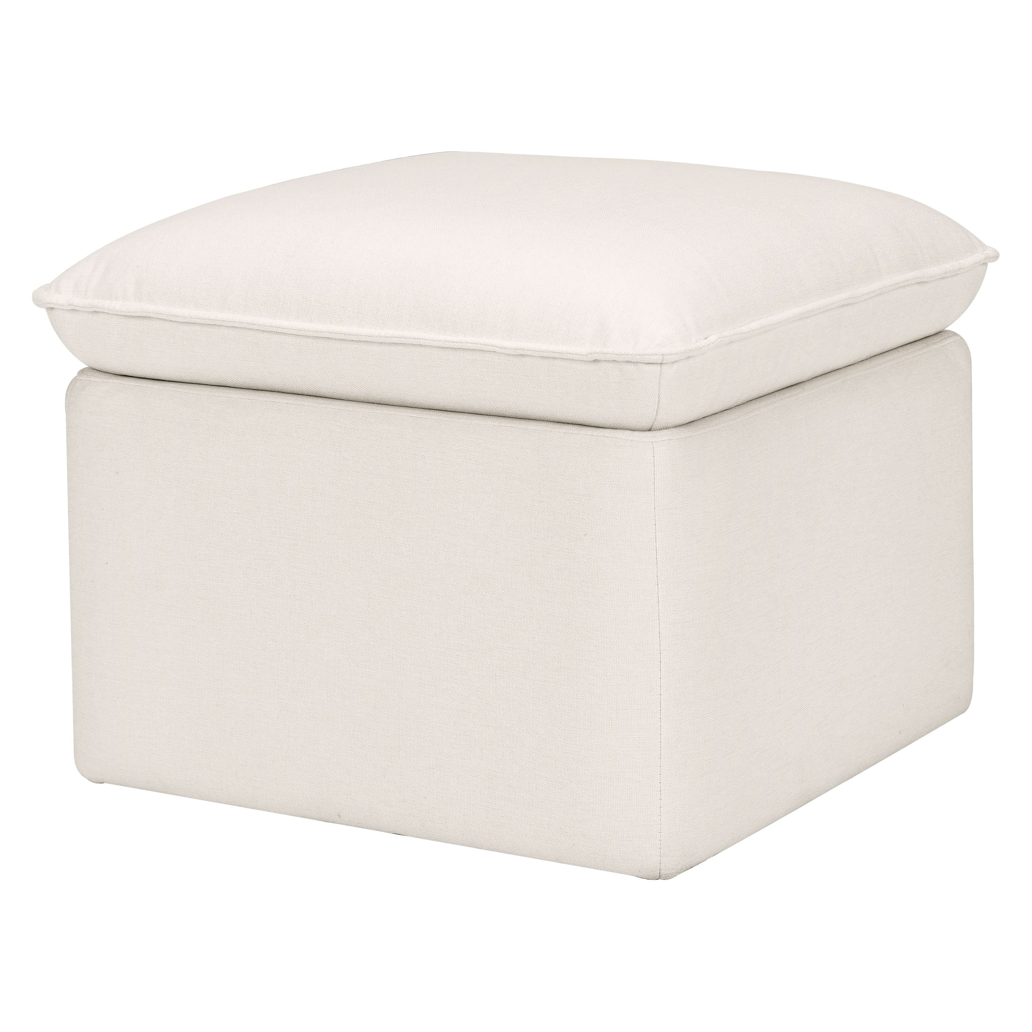 Babyletto Cali Storage Ottoman in Eco-Performance Fabric | Water Repellent & Stain Resistant