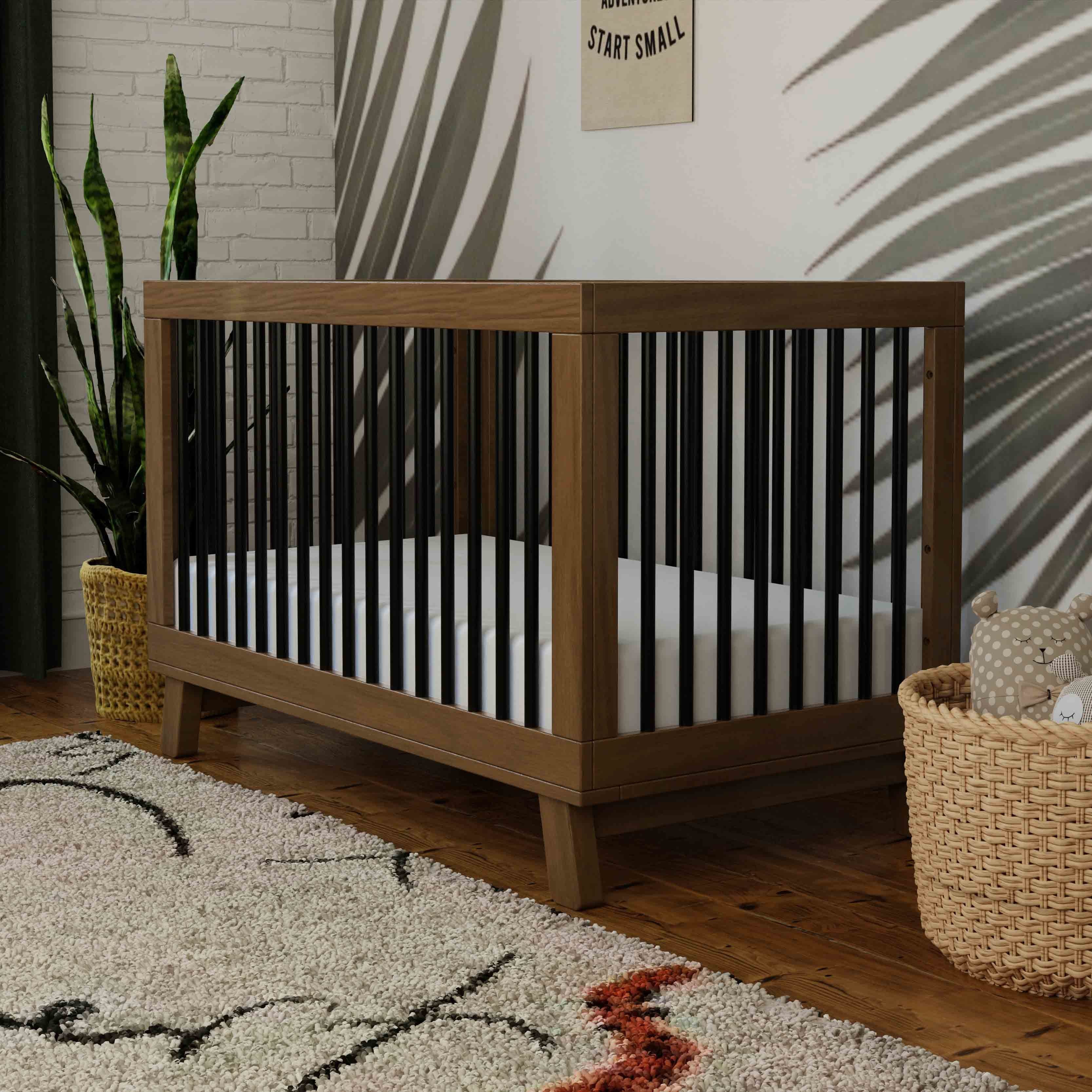 Babyletto Hudson 3-in-1 Convertible Crib with Toddler Bed Conversion Kit