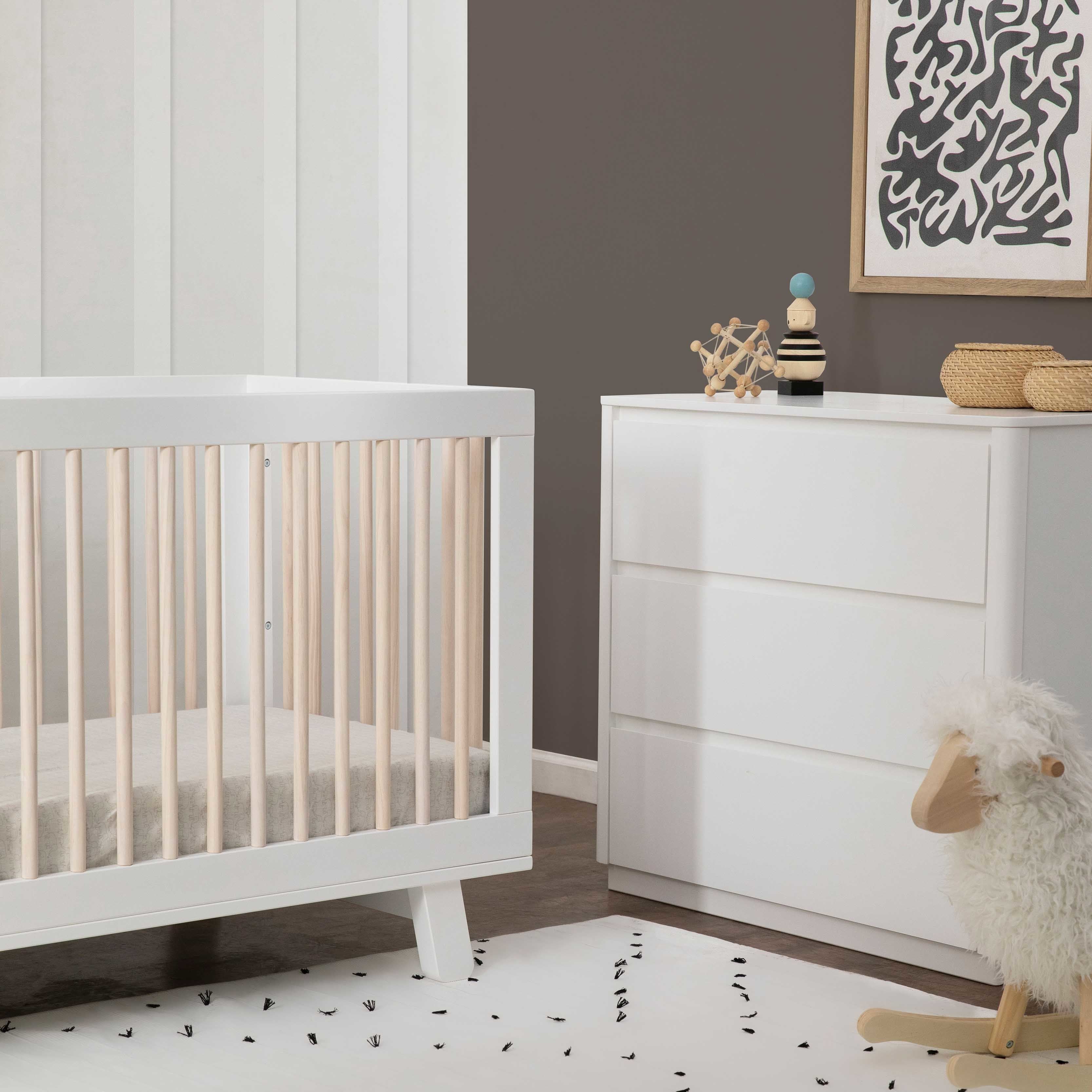 Babyletto Hudson 3-in-1 Convertible Crib with Toddler Bed Conversion Kit