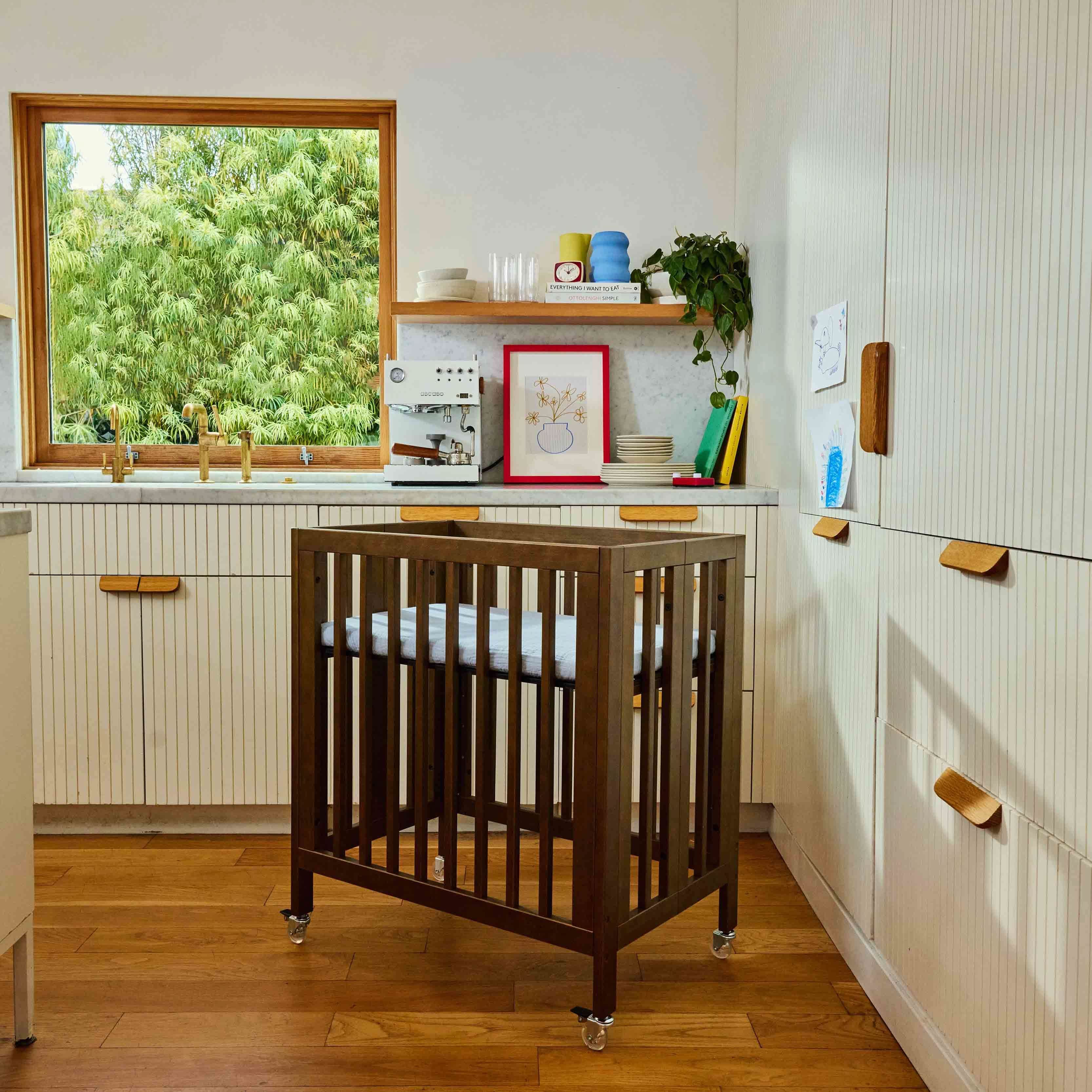 Babyletto Rolli 9-in-1 Convertible All-Stages® Crib with Bassinet & Toddler Bed Conversion Kits