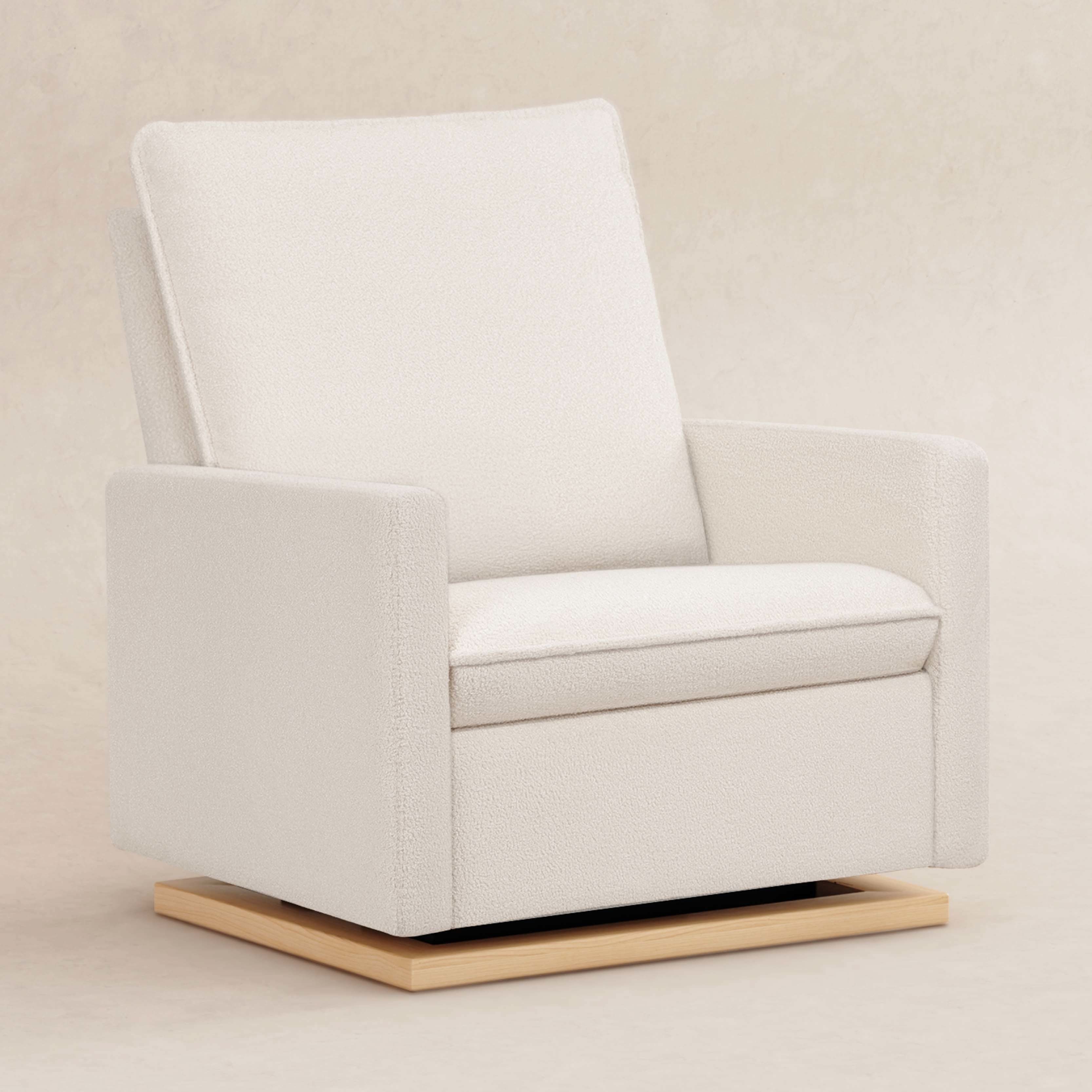 Babyletto Cali Pillowback Chair and a Half Glider in Fleece