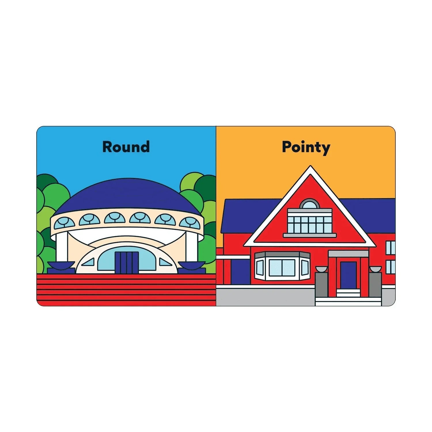 Mudpuppy Frank Lloyd Wright Opposites Board Book