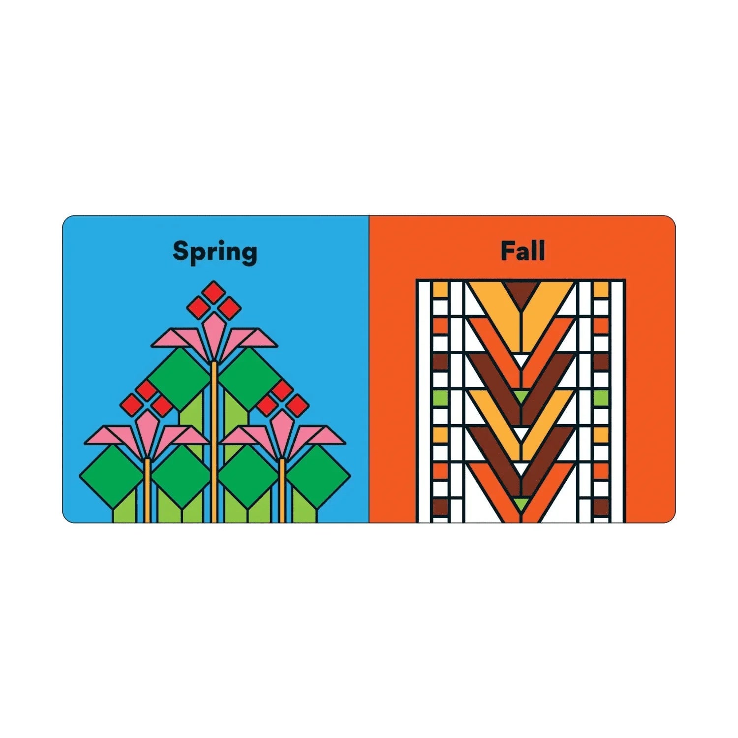 Mudpuppy Frank Lloyd Wright Opposites Board Book