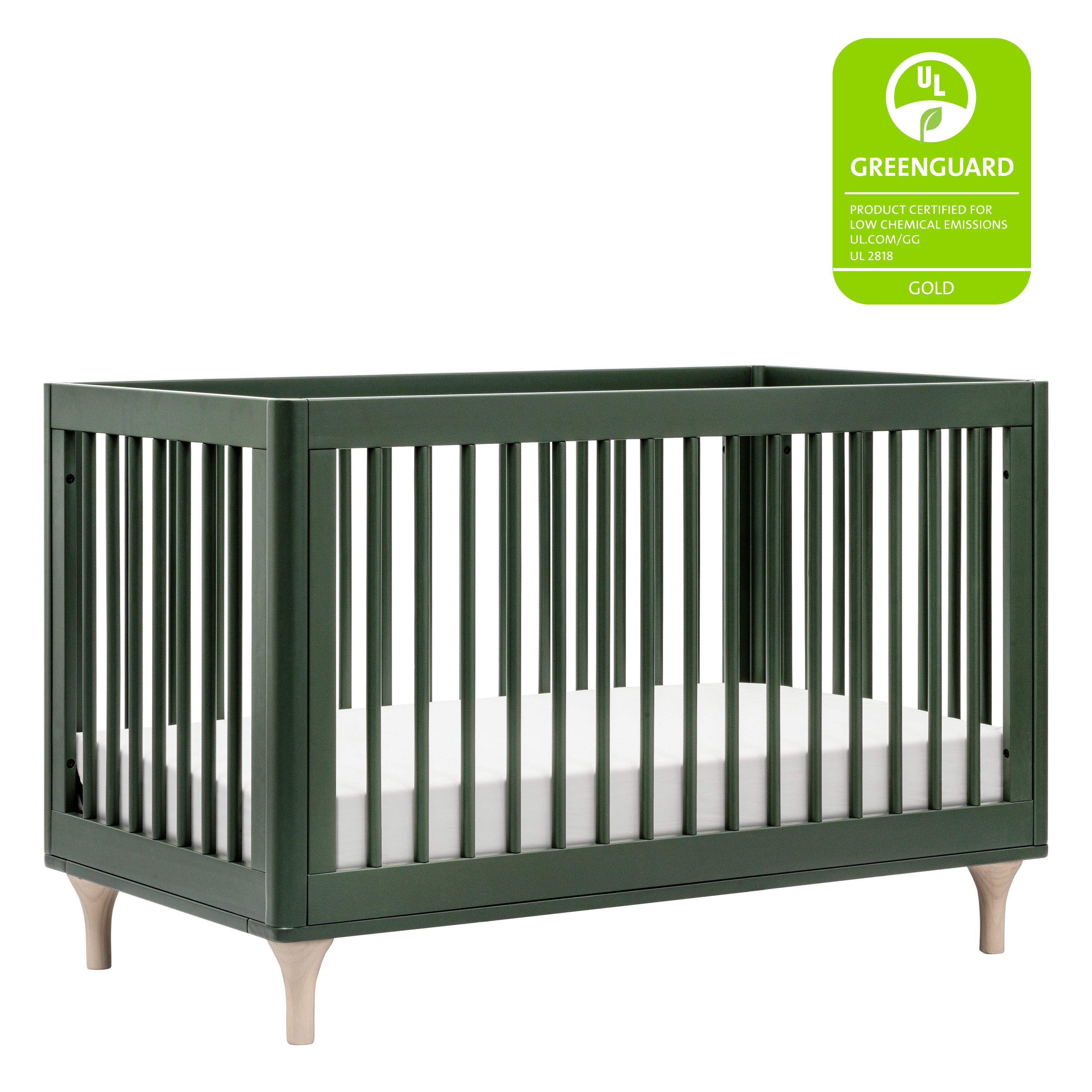 Babyletto Lolly 3-in-1 Convertible Crib with Toddler Bed Conversion Kit