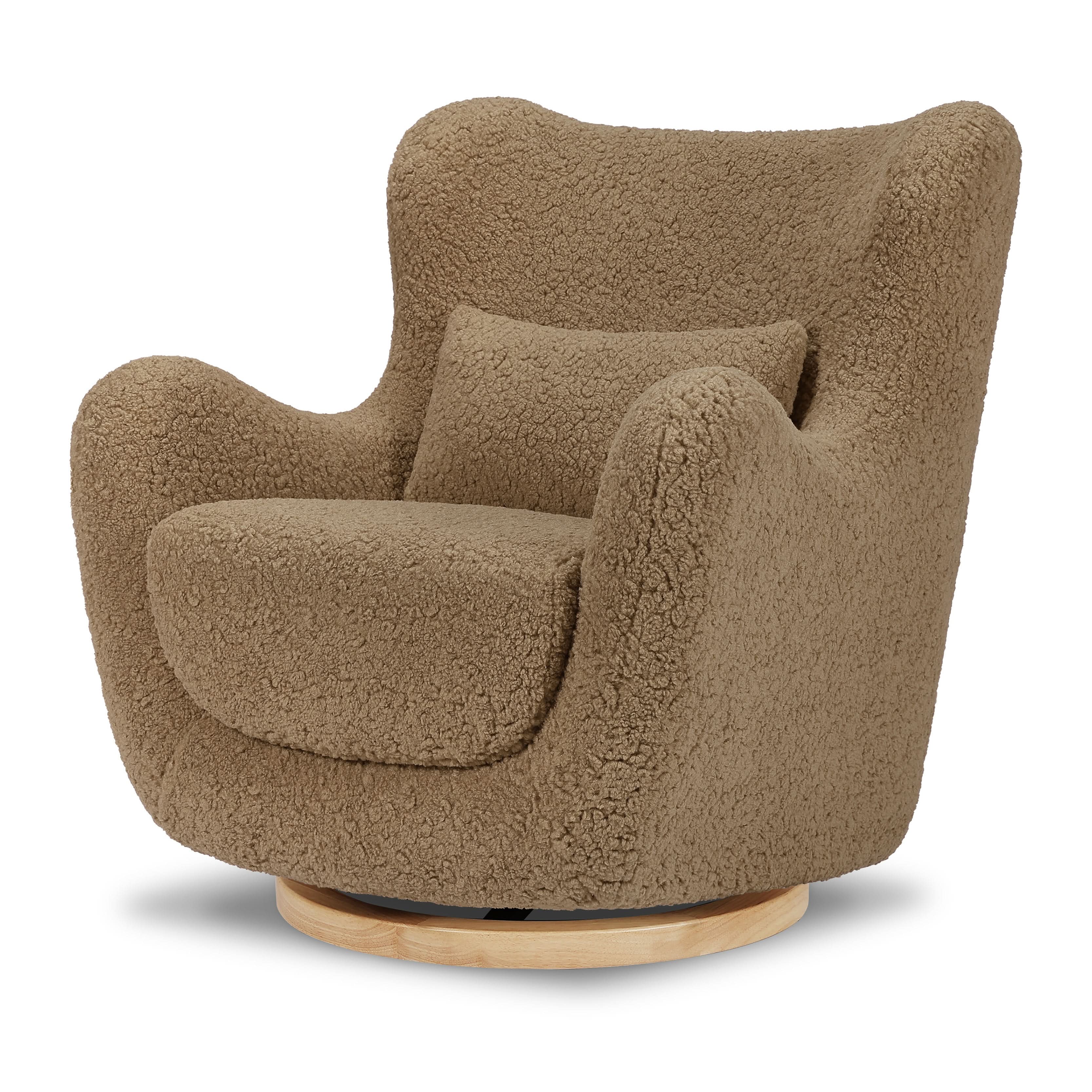 Babyletto Solstice Swivel Glider in Shearling