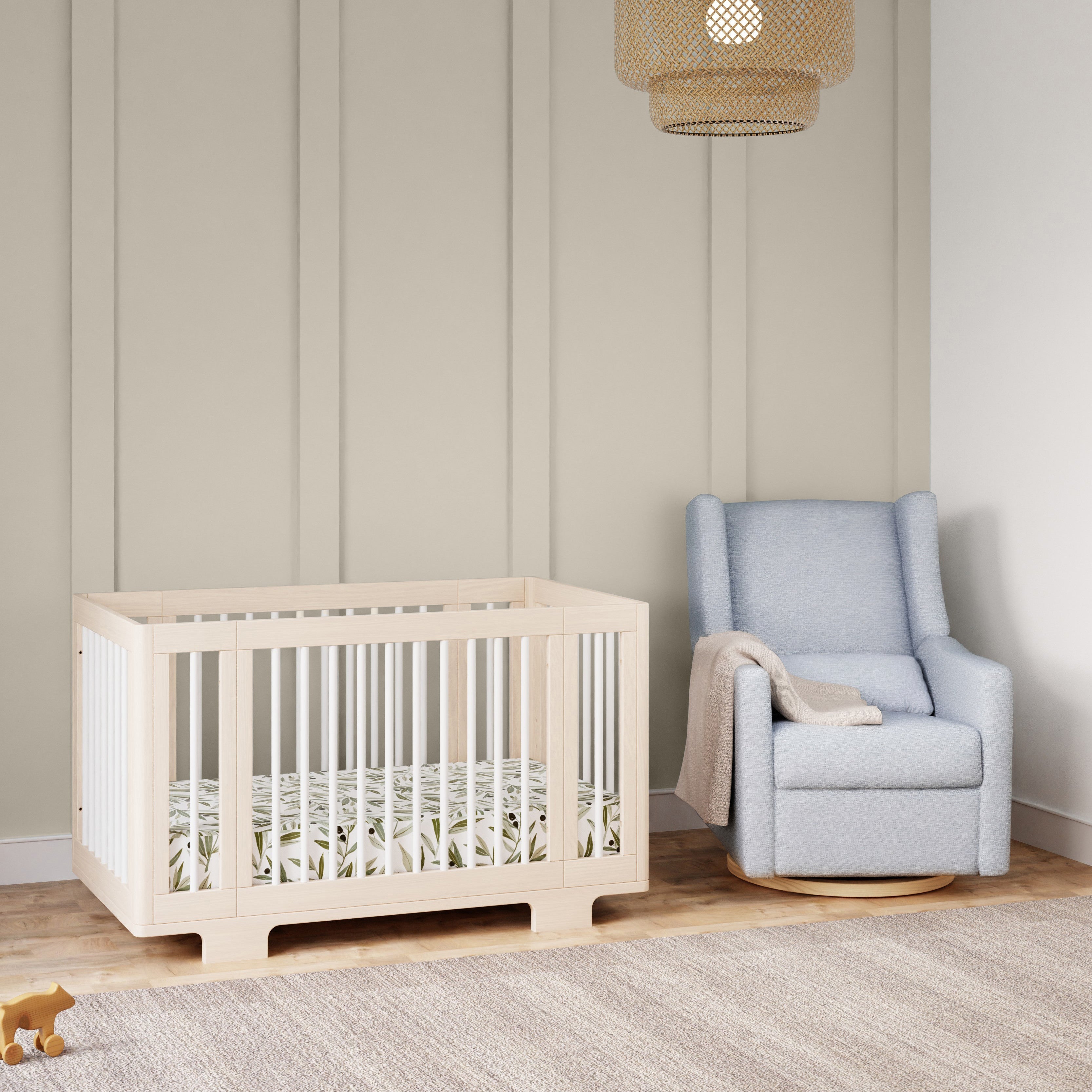 Babyletto Kiwi Electronic Recliner and Swivel Glider with USB port