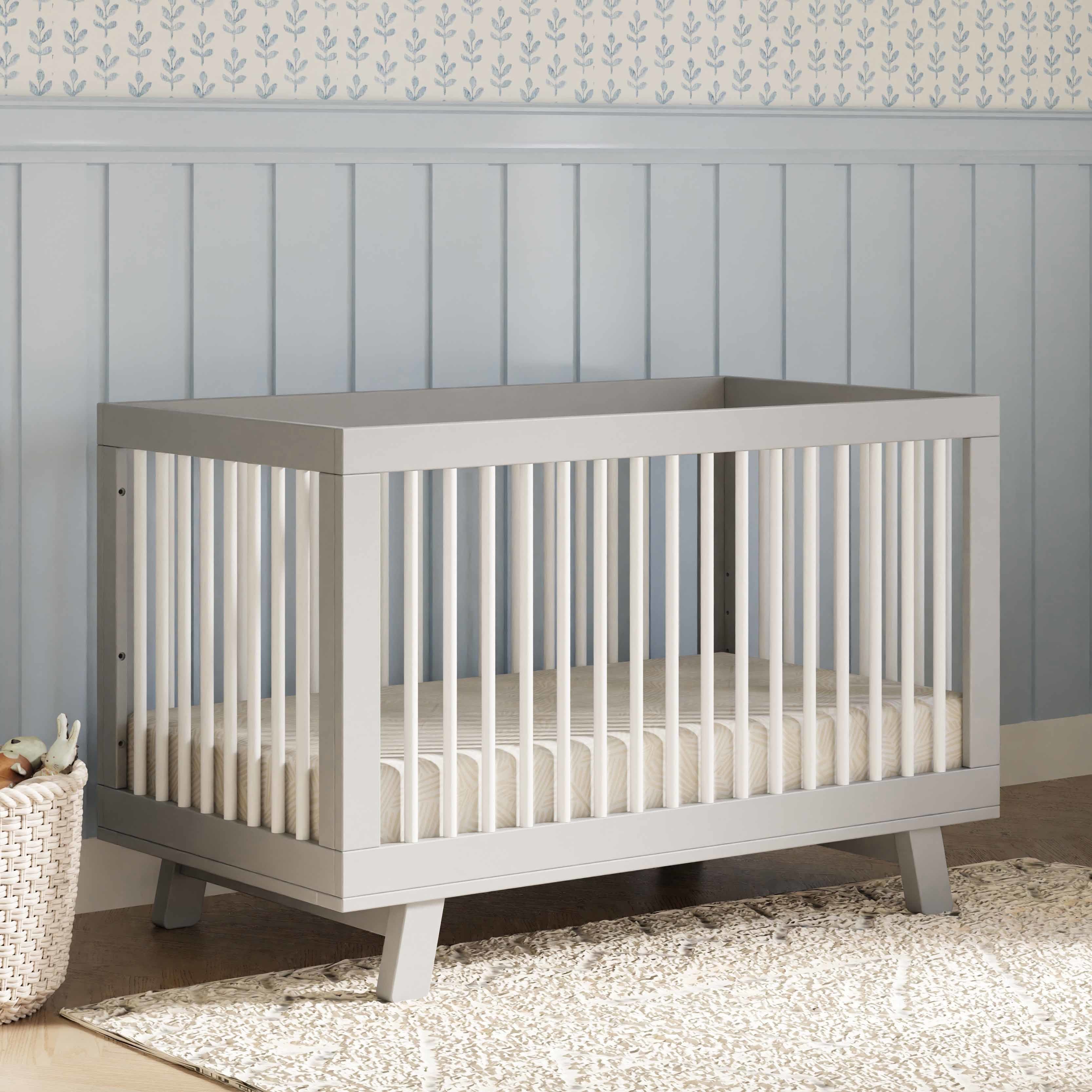 Babyletto Hudson 3-in-1 Convertible Crib with Toddler Bed Conversion Kit