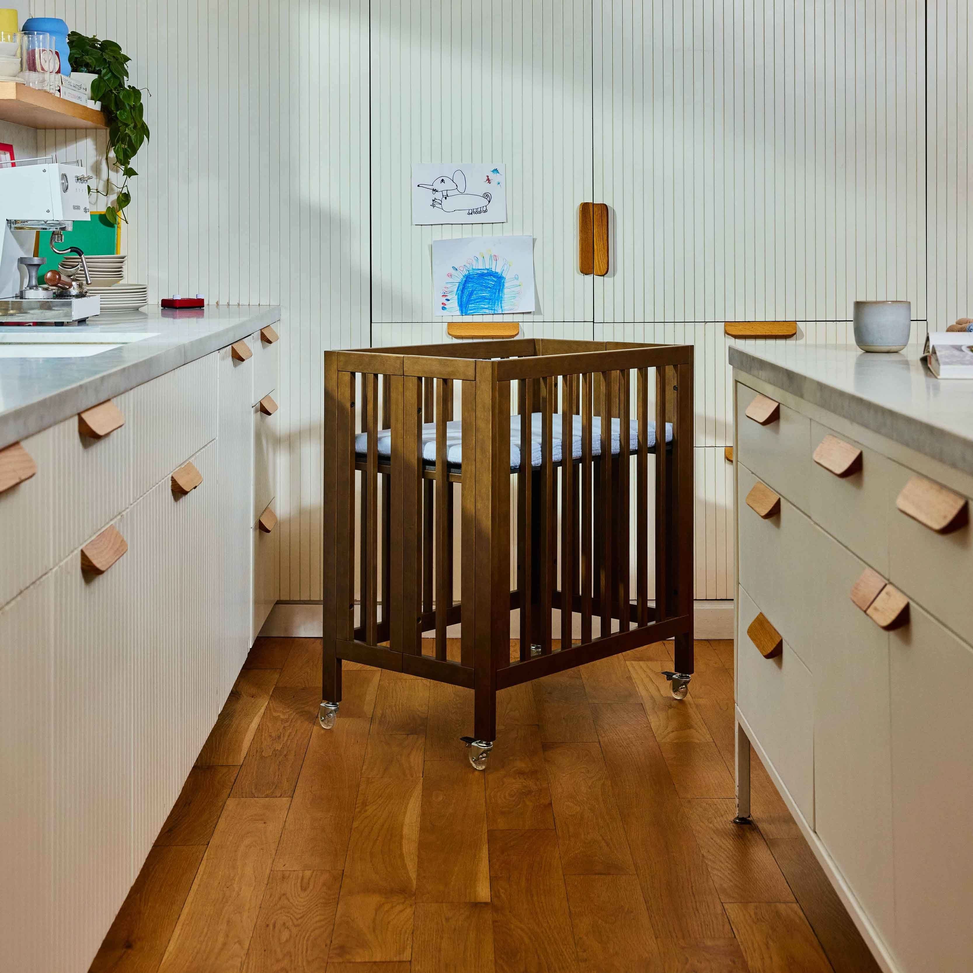 Babyletto Rolli 9-in-1 Convertible All-Stages® Crib with Bassinet & Toddler Bed Conversion Kits