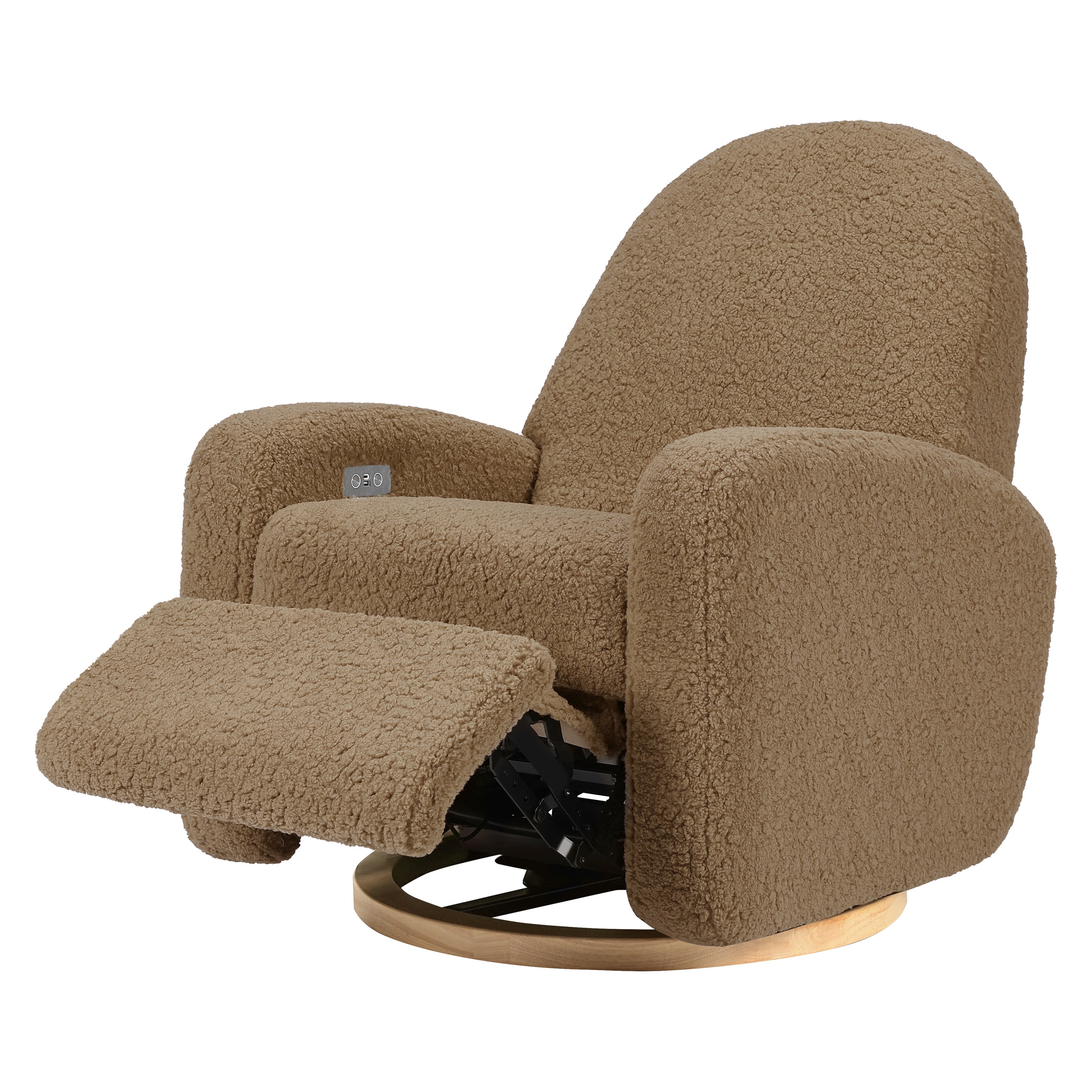 Babyletto Nami Electronic Recliner and Swivel Glider Recliner with USB port