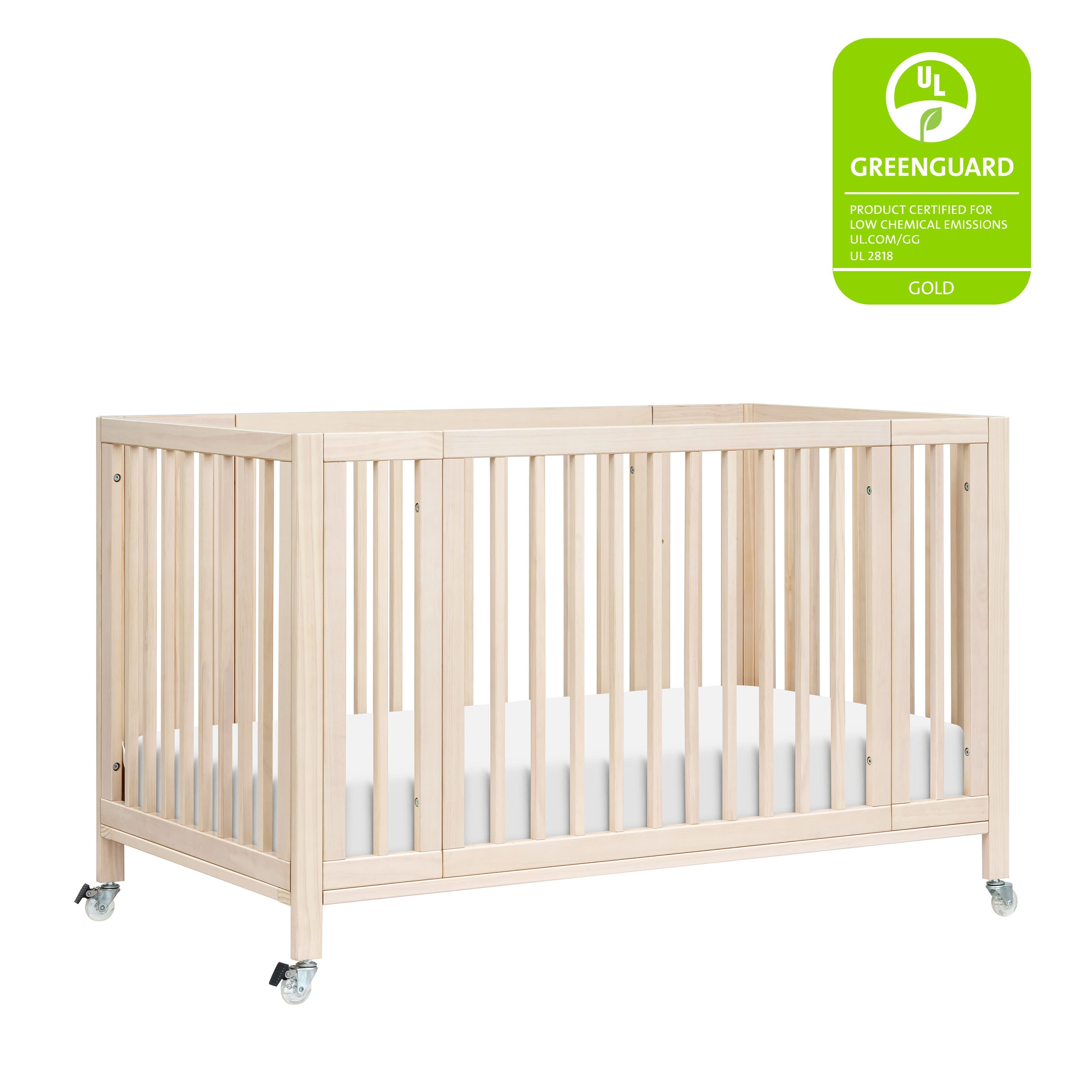 Babyletto Rolli 9-in-1 Convertible All-Stages® Crib with Bassinet & Toddler Bed Conversion Kits