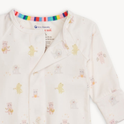 Magnetic Me Pink Baby Beats Modal Magnetic Grow With Me Convertible Coverall